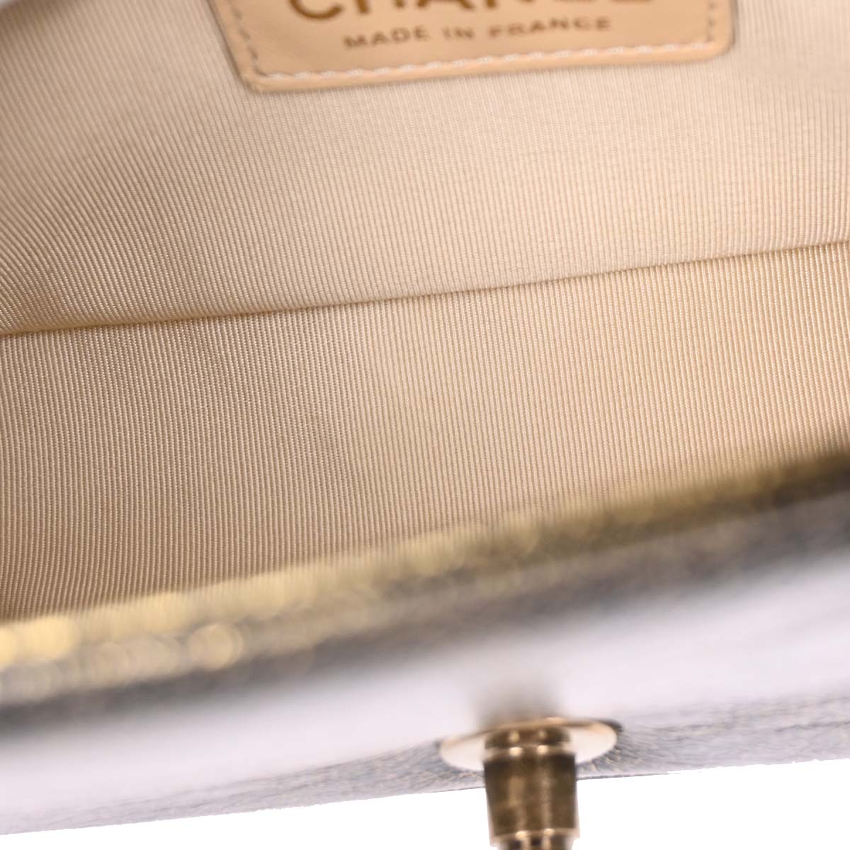 Boy Chanel 2017-2018 Gold Calfskin Small Chain Shoulder Bag
