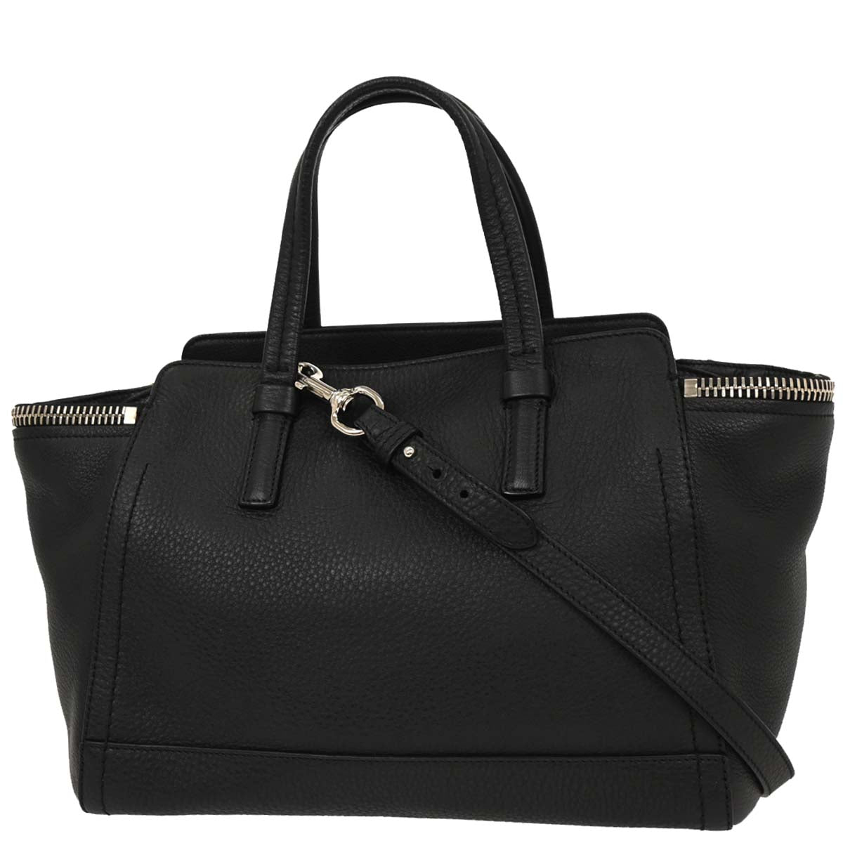 Salvatore Ferragamo Black 2way Shoulder Tote Bag