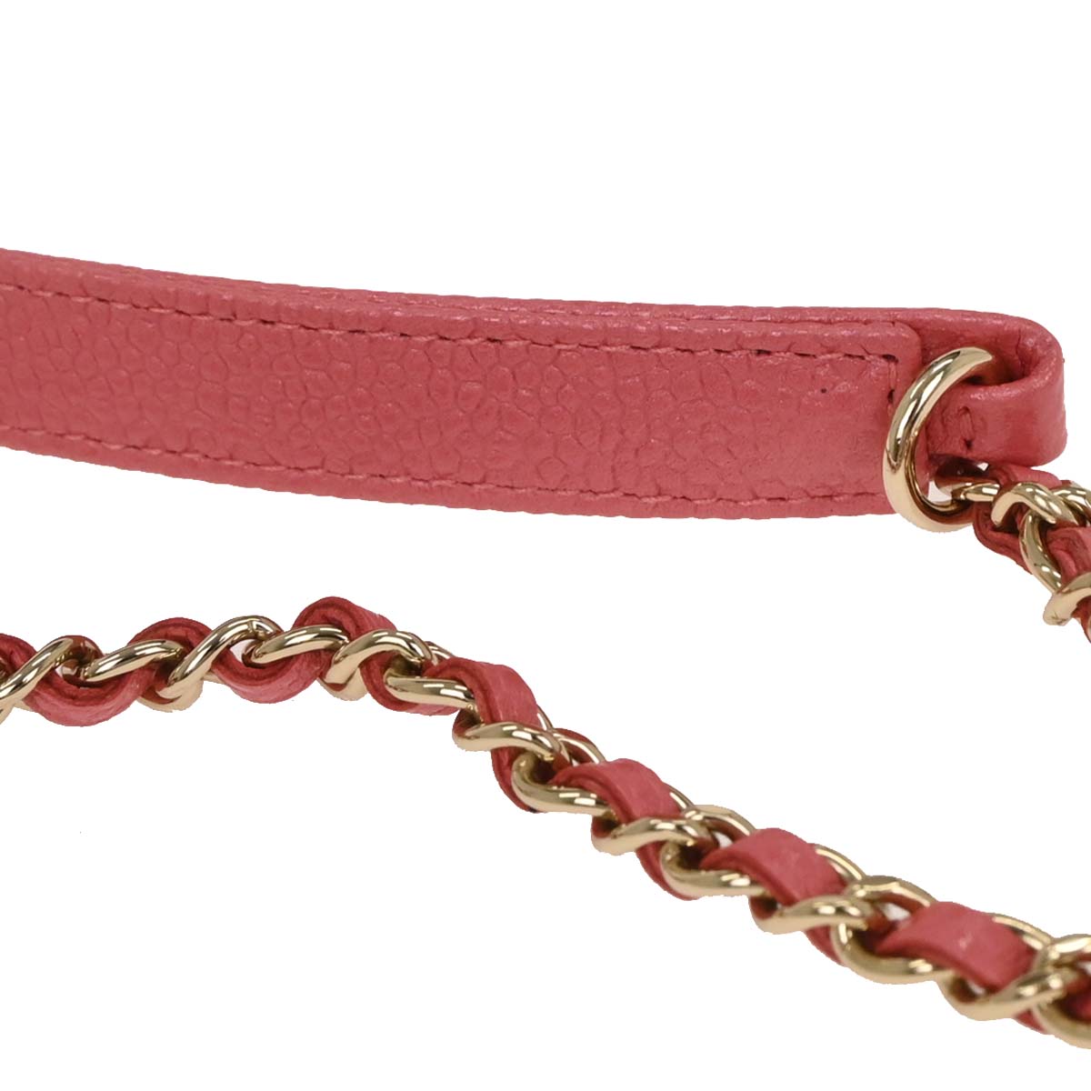 Chanel 2018 Pink Caviar Classic WOC Wallet On Chain