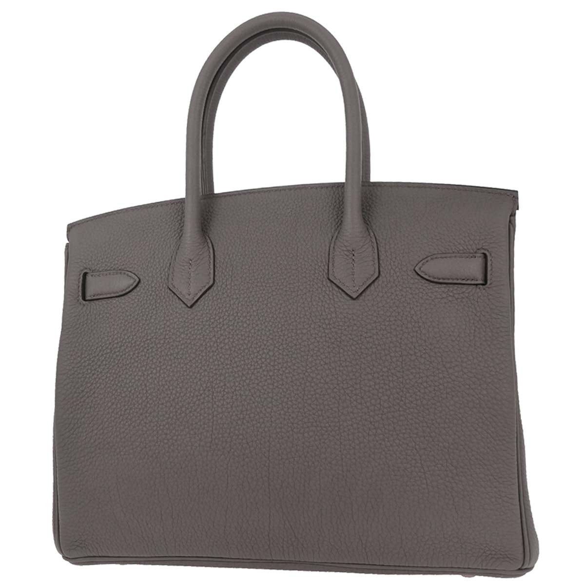 Hermes Gris Etain Togo Birkin 30 Handbag