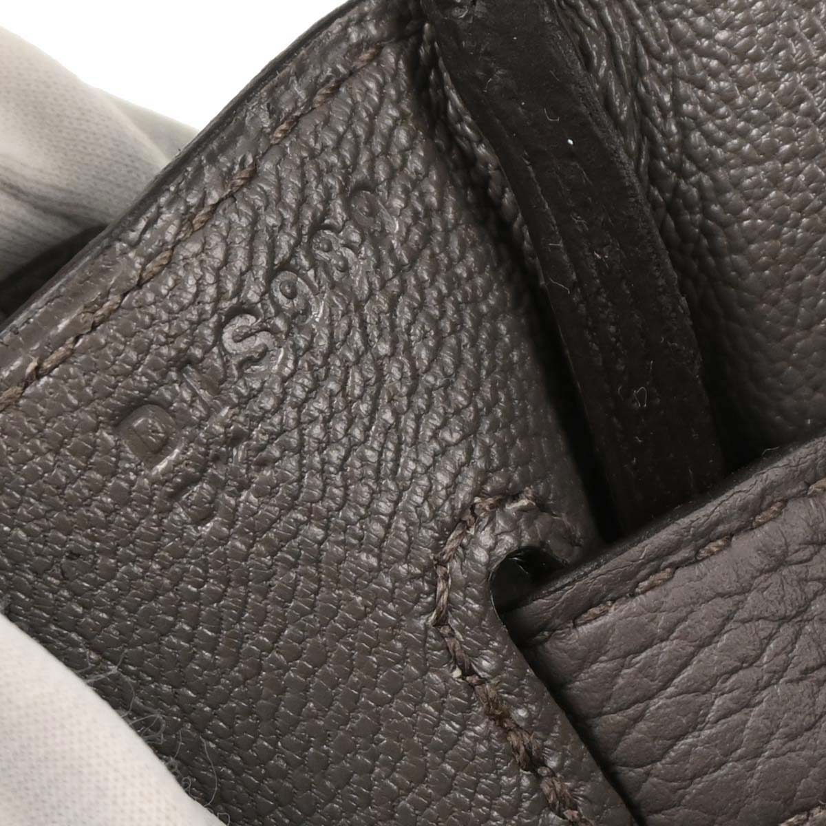 Hermes Gris Etain Togo Birkin 30 Handbag