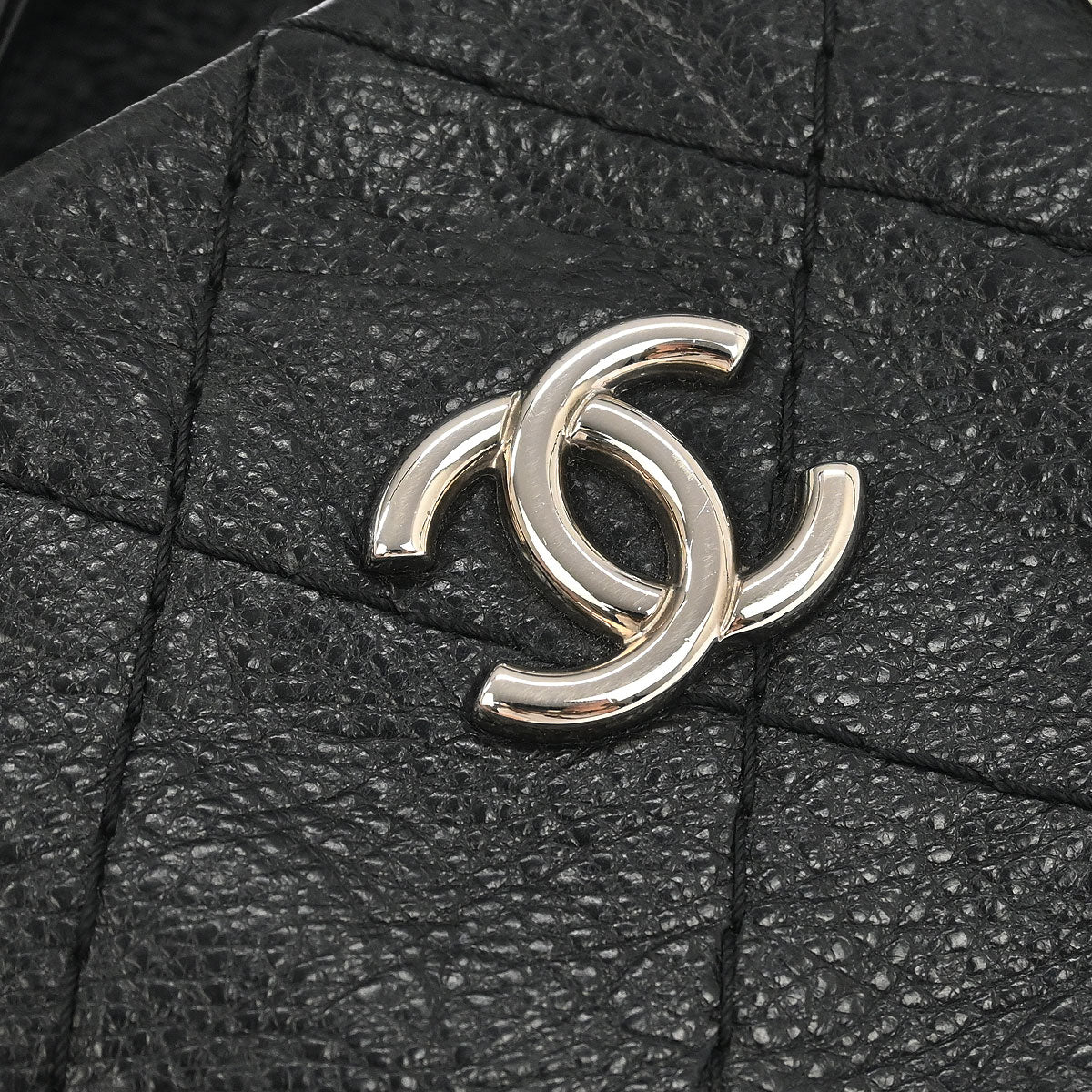 Chanel 2009-2010 Black Calfskin On the Road Tote Handbag