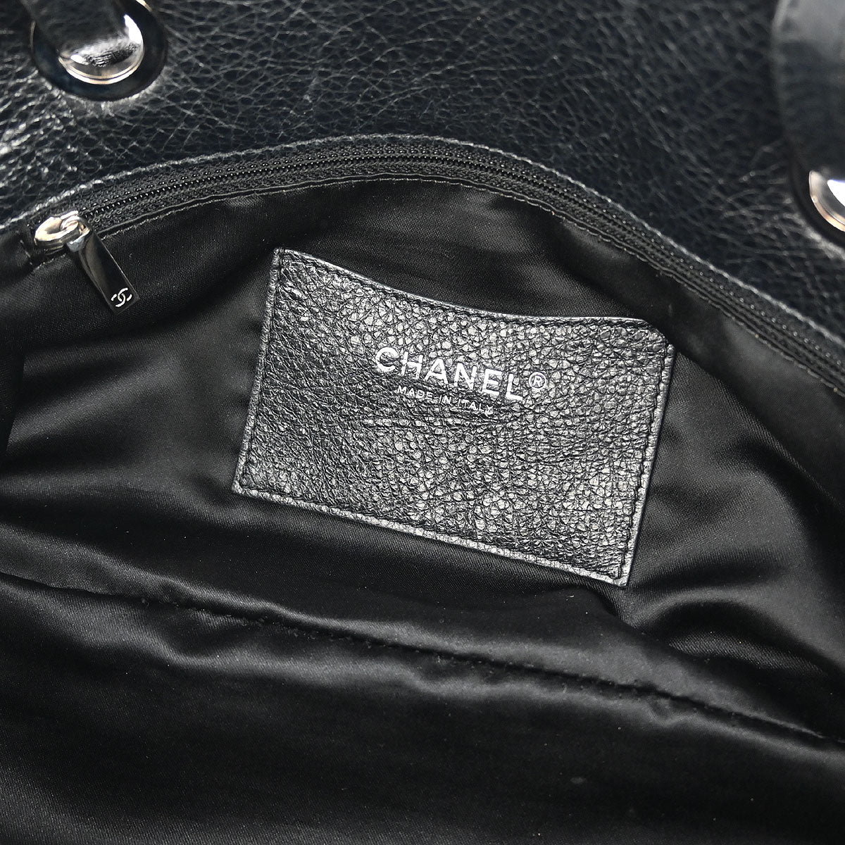 Chanel 2009-2010 Black Calfskin On the Road Tote Handbag