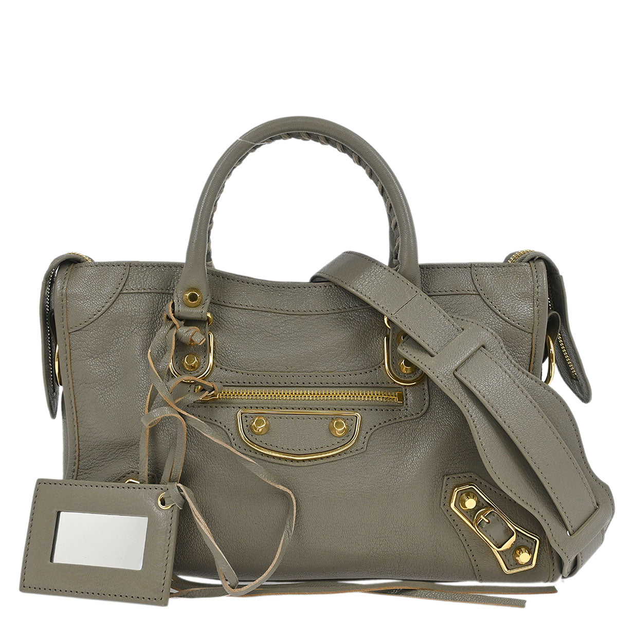 Balenciaga Gray City Small Handbag