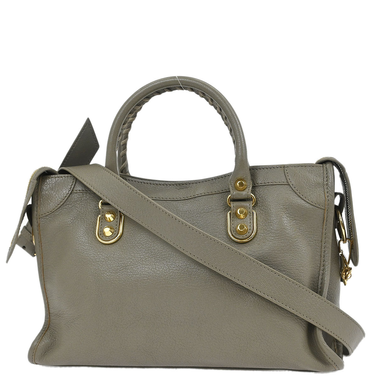 Balenciaga Gray City Small Handbag