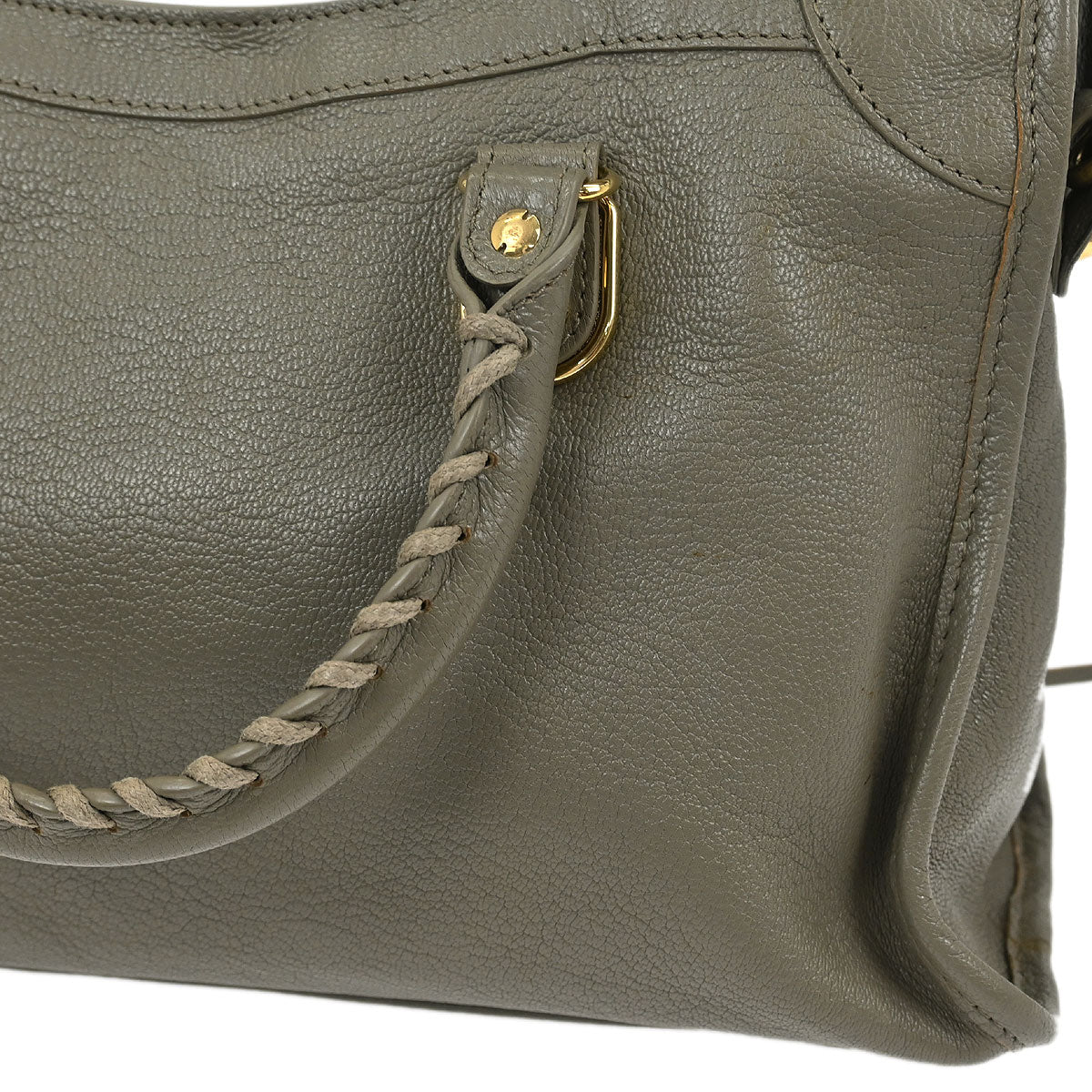 Balenciaga Gray City Small Handbag