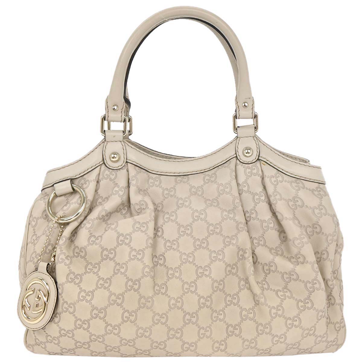 Gucci Off-white Guccissima Sukey Tote Bag