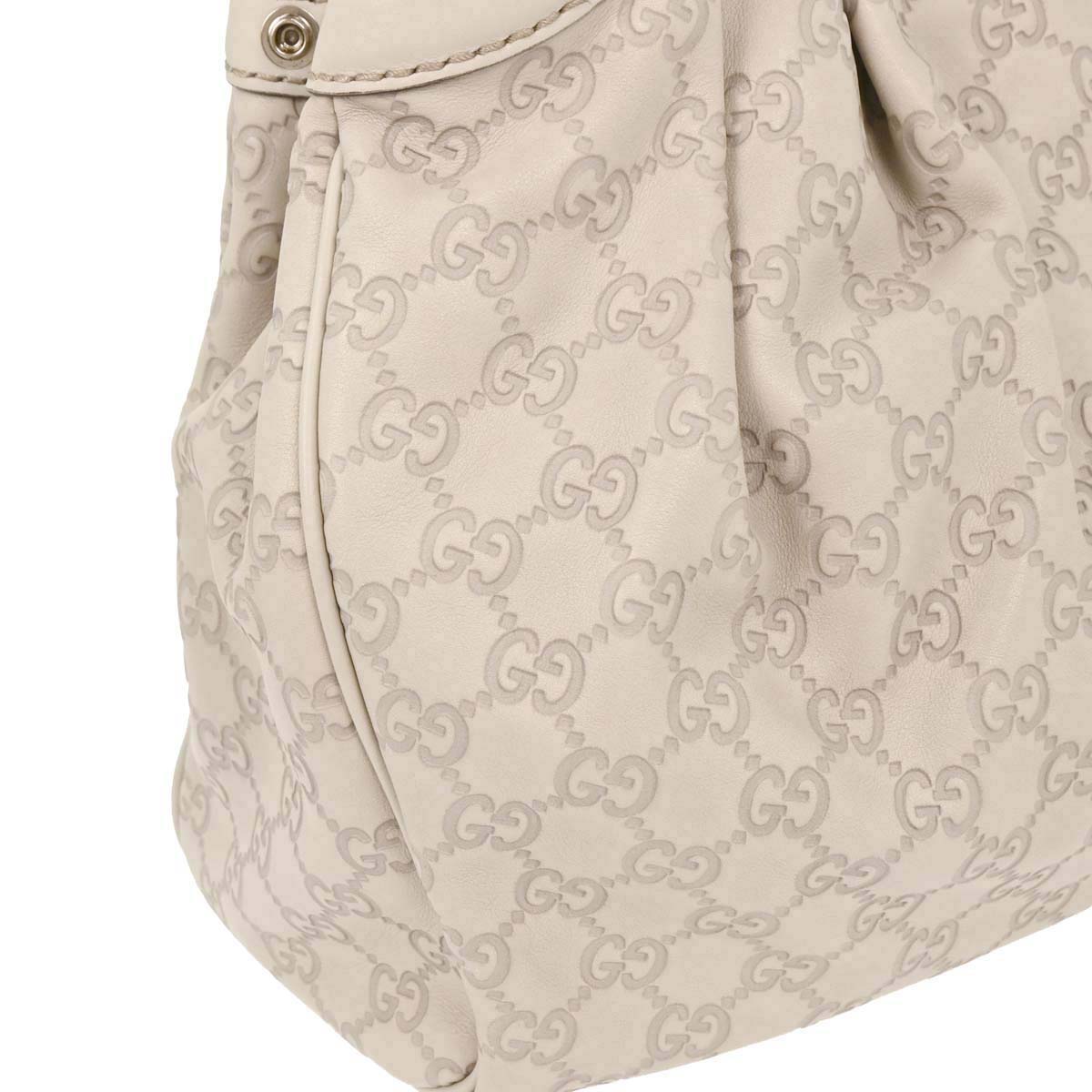 Gucci Off-white Guccissima Sukey Tote Bag