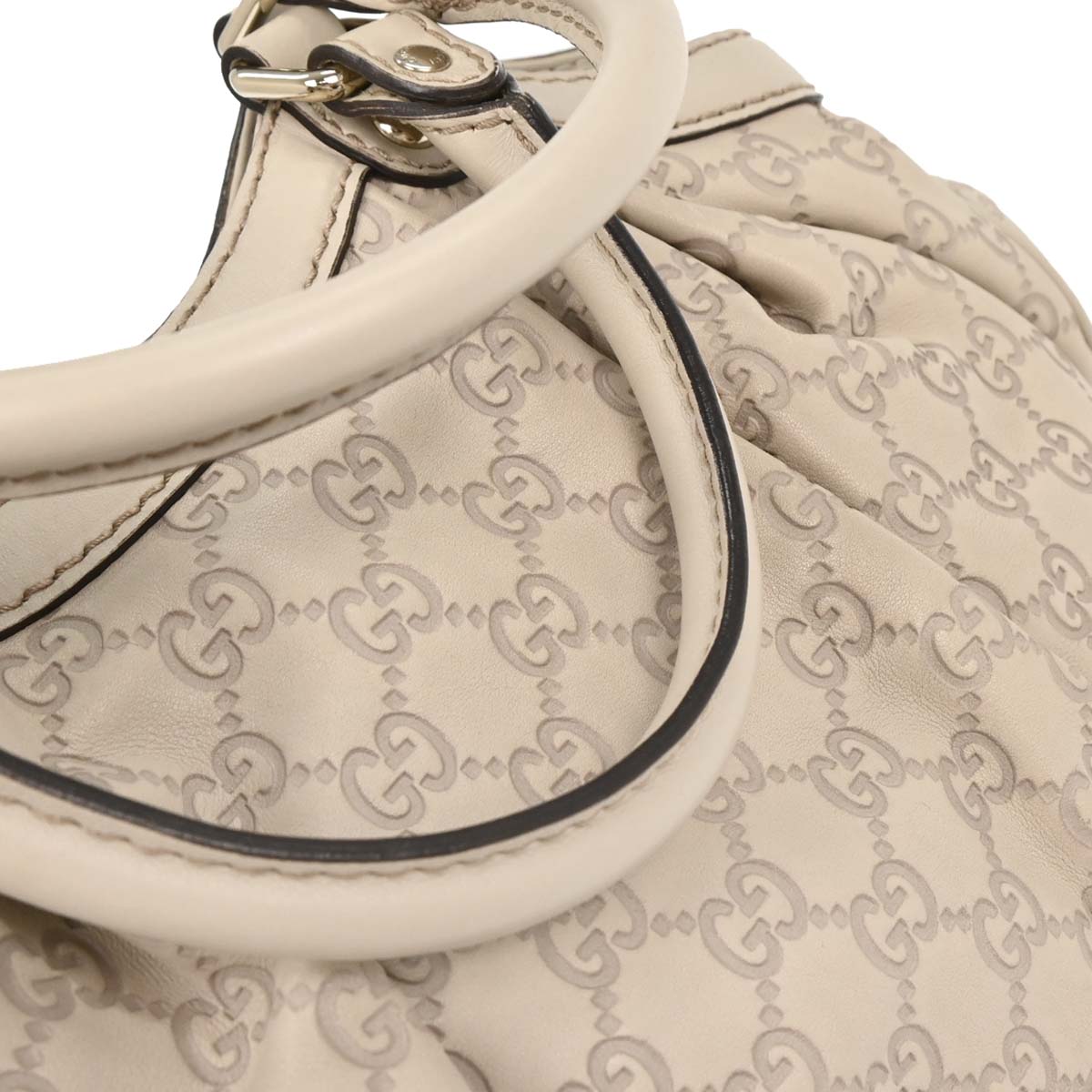 Gucci Off-white Guccissima Sukey Tote Bag