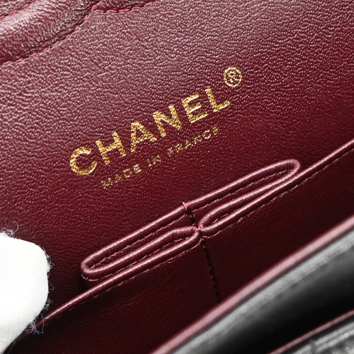 Chanel 2015-2016 Black Lambskin Medium Classic Double Flap Shoulder Bag