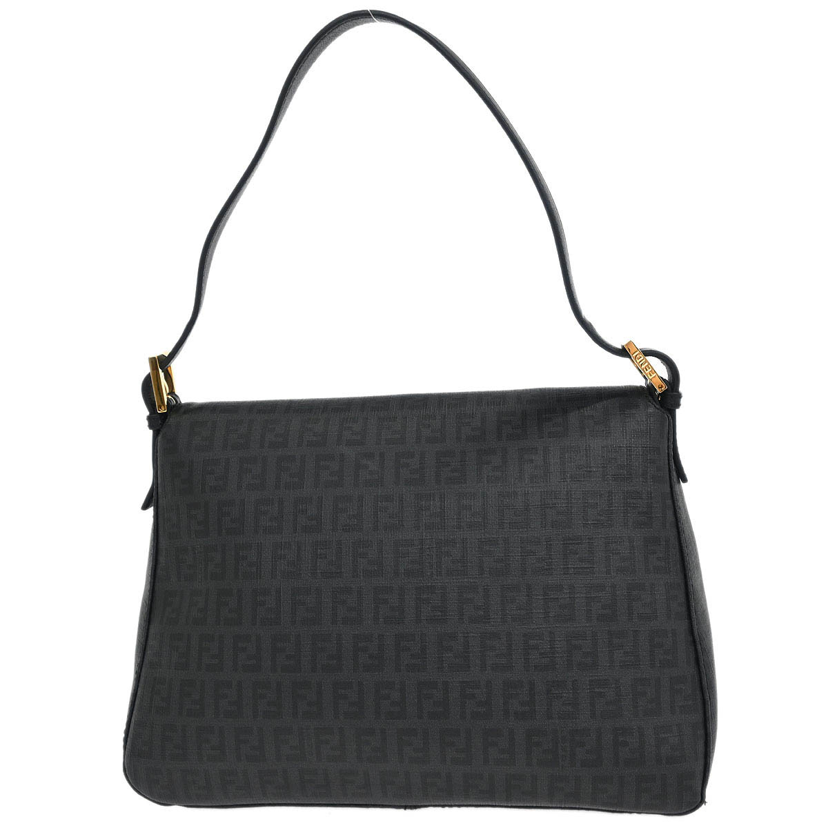 Fendi Gray Zucchino Mamma Baguette Handbag