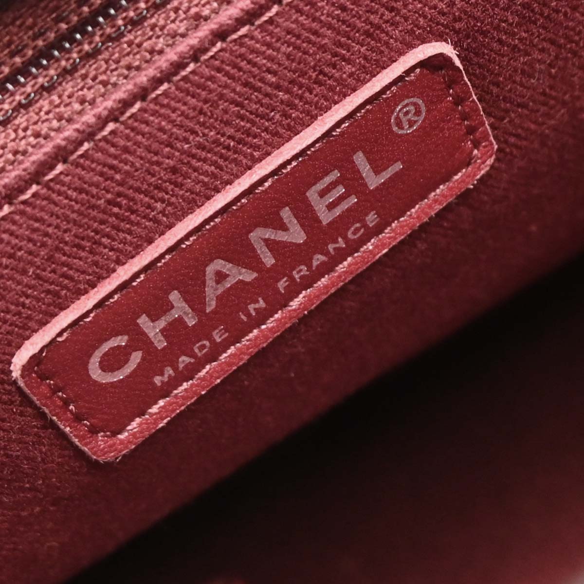 Chanel Gray Calfskin Pondichery Flap 2way Shoulder Handbag