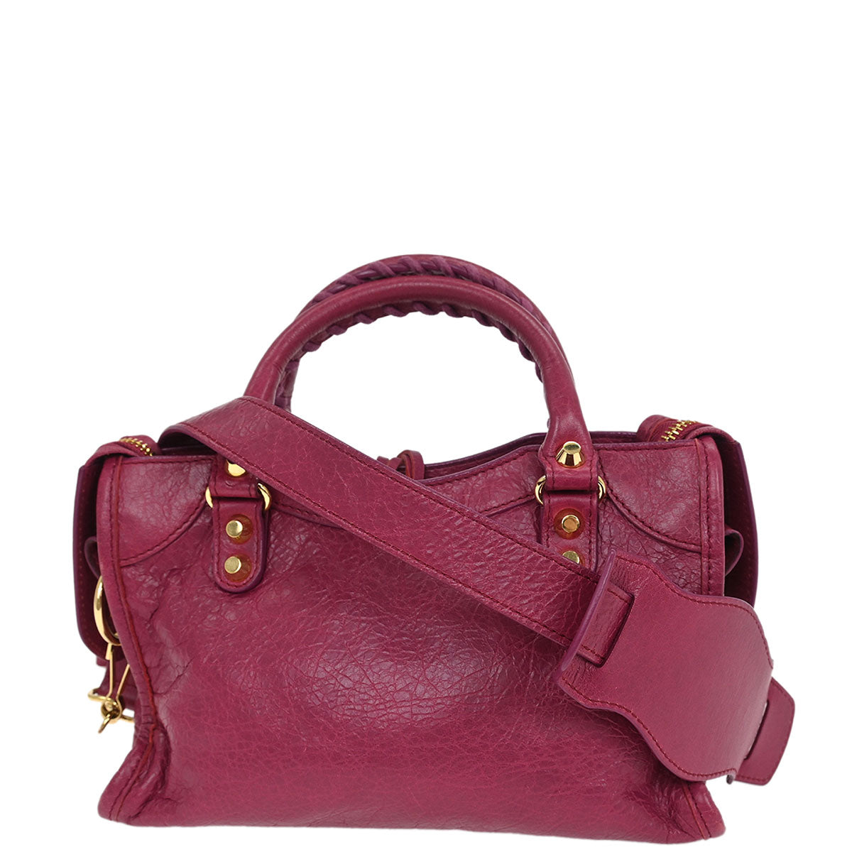 Balenciaga Pink Classic Mini City 2way Shoulder Handbag