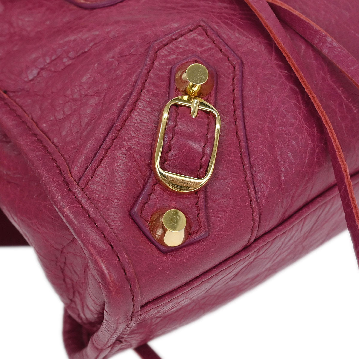 Balenciaga Pink Classic Mini City 2way Shoulder Handbag