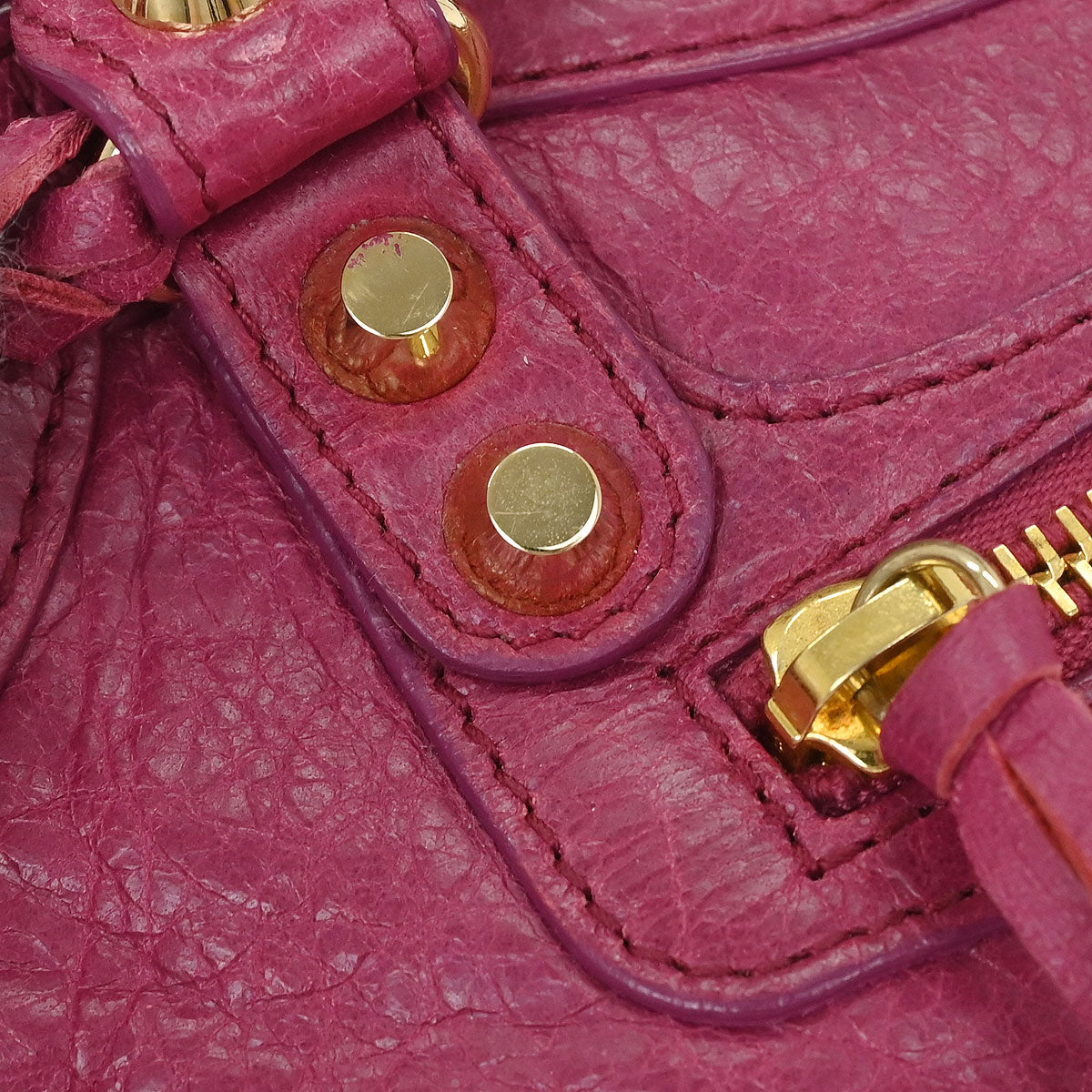 Balenciaga Pink Classic Mini City 2way Shoulder Handbag