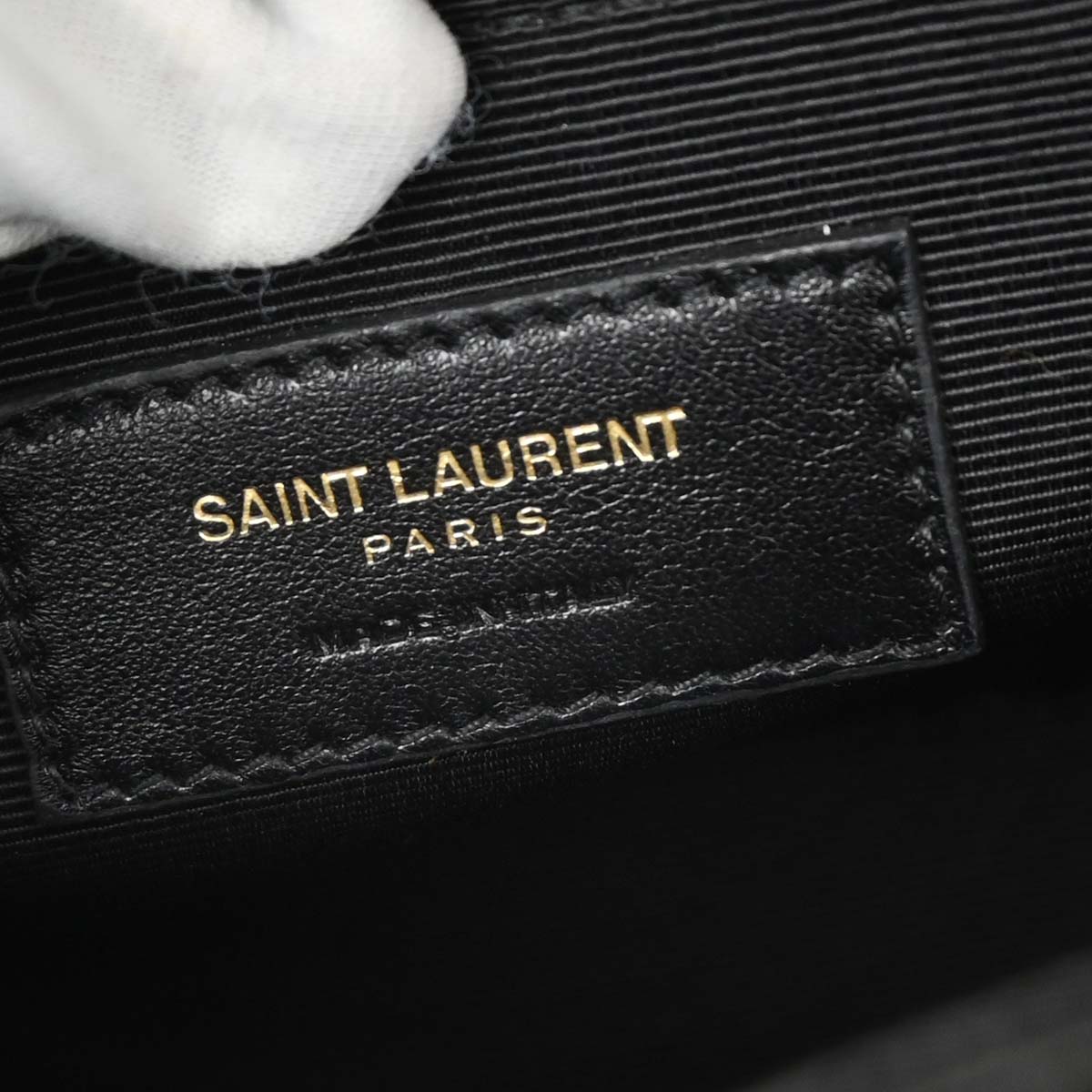 Saint Laurent Black Universite Shoulder Bag
