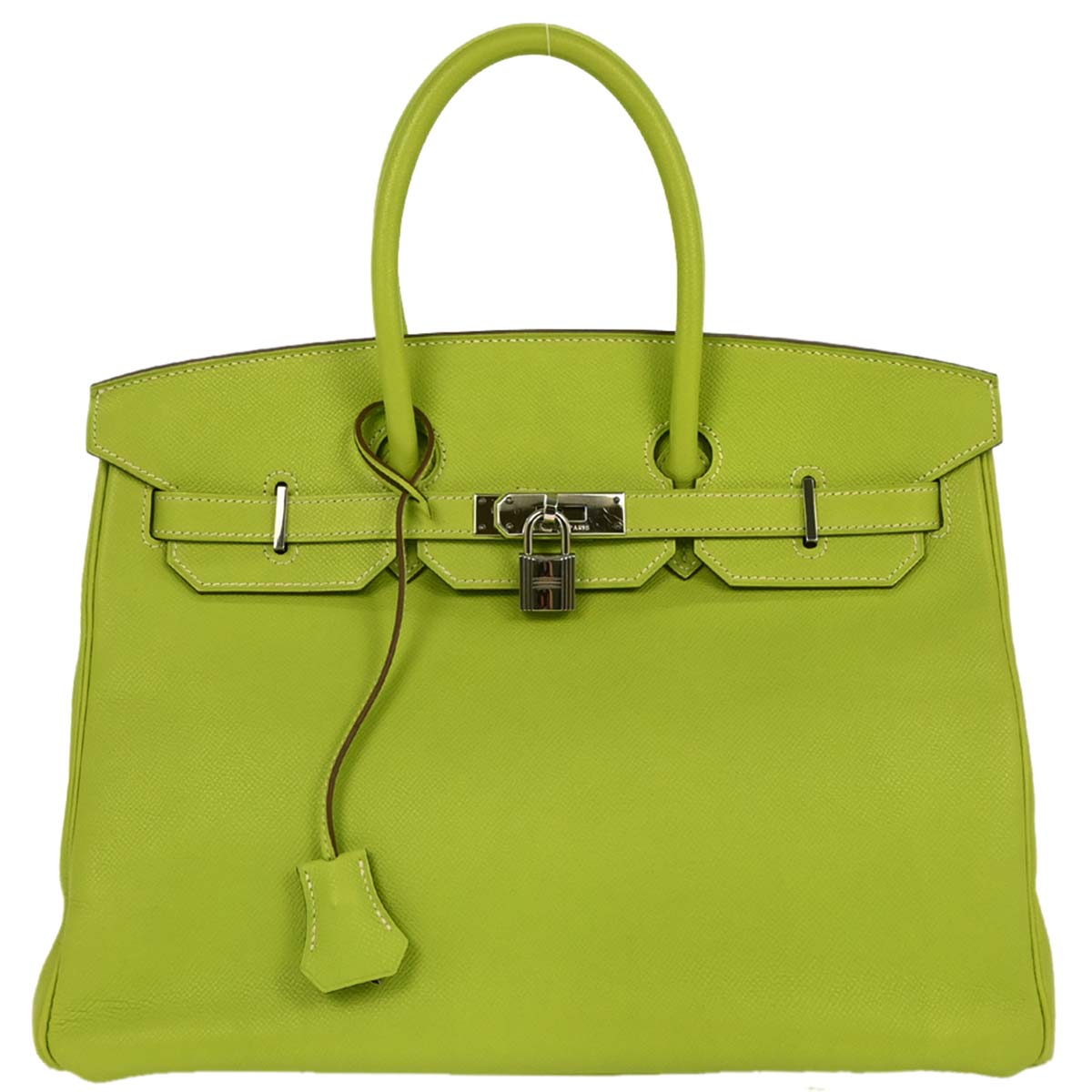 Hermes Kiwi Epsom Candy Birkin 35 Handbag