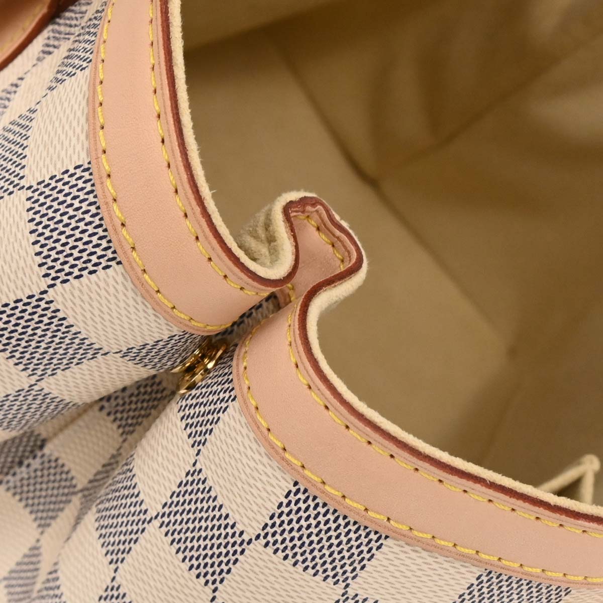 Louis Vuitton Damier Azur Hampstead PM Tote Handbag N51207