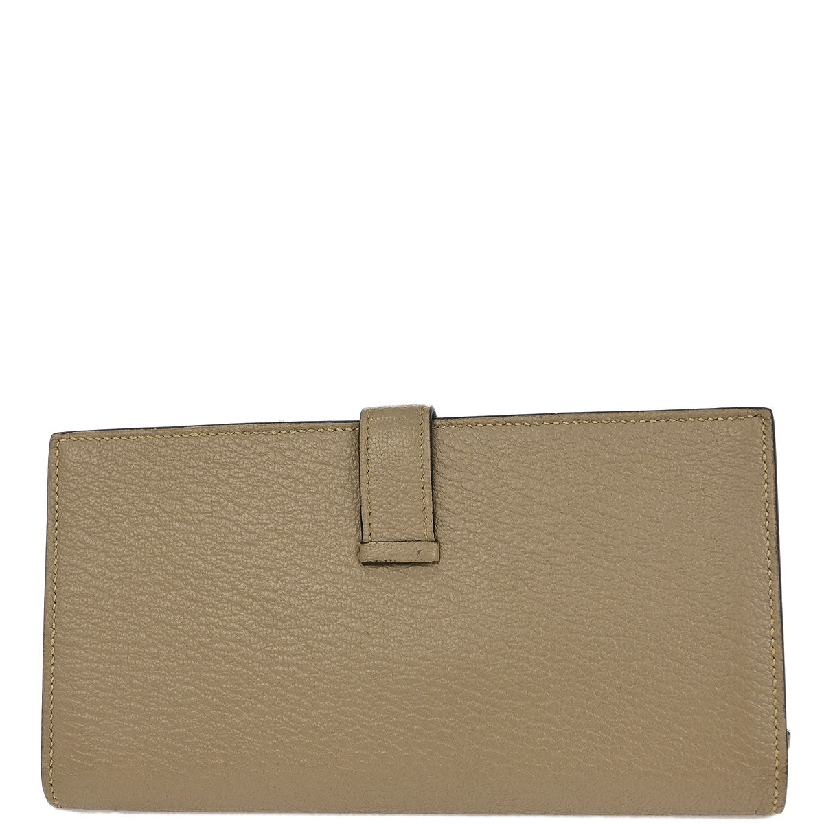 Hermes Gris Tourterelle Chevre Bearn Soufre Bifold Long Wallet