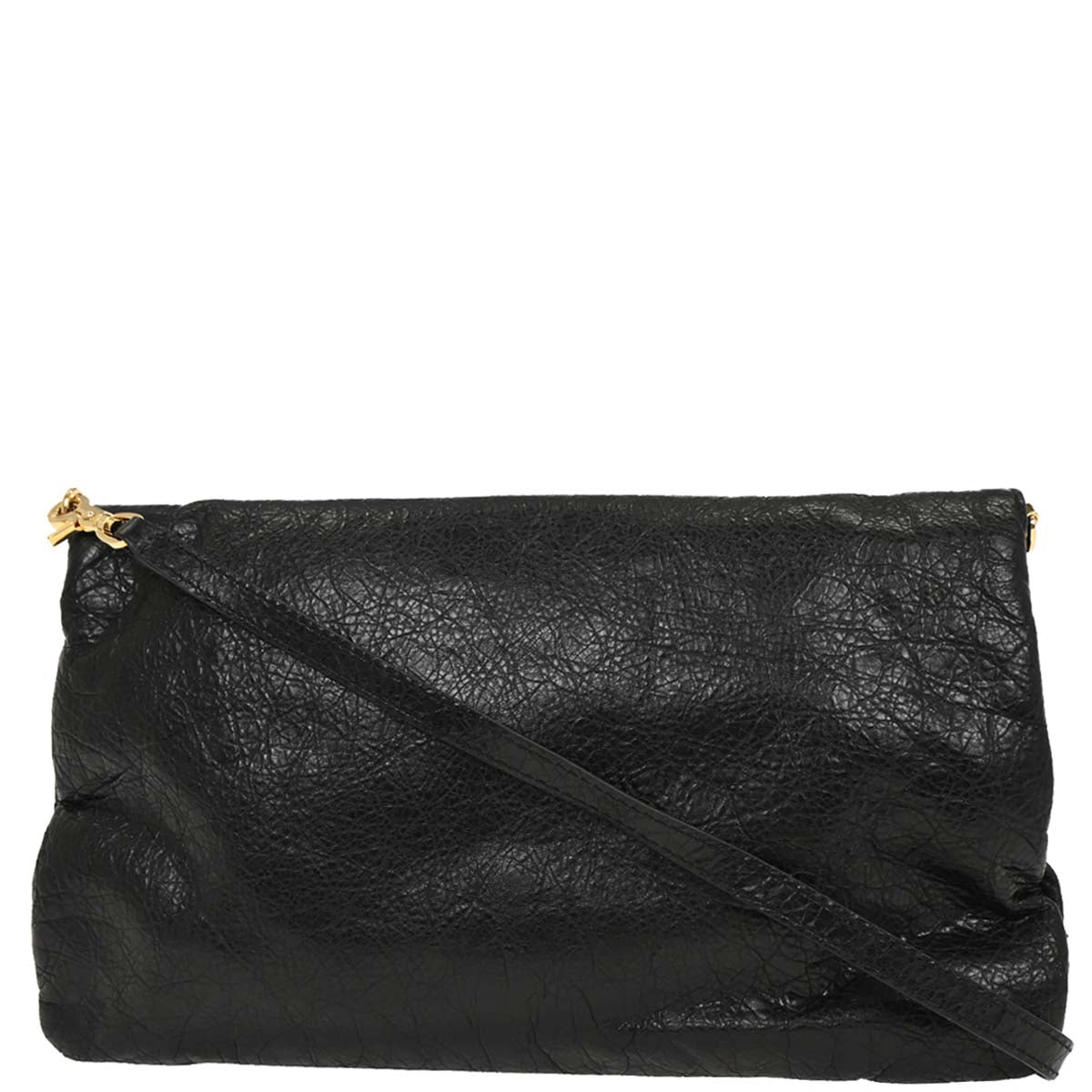 Balenciaga Black Giant Envelope Clutch Bag