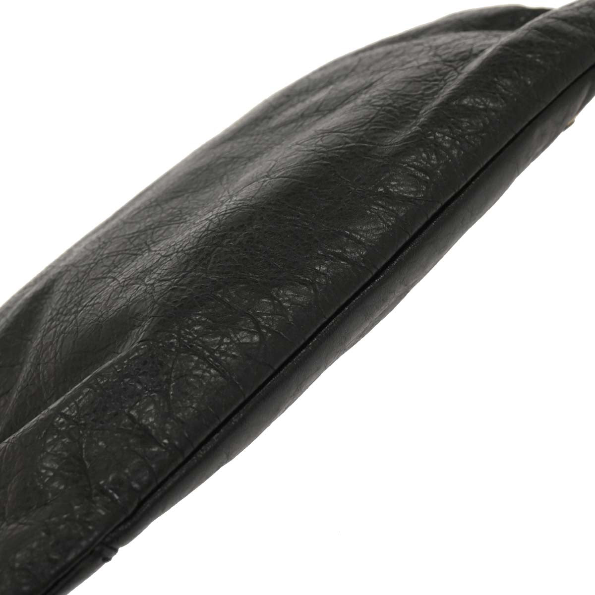 Balenciaga Black Giant Envelope Clutch Bag