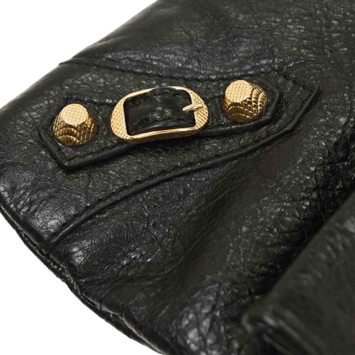 Balenciaga Black Giant Envelope Clutch Bag