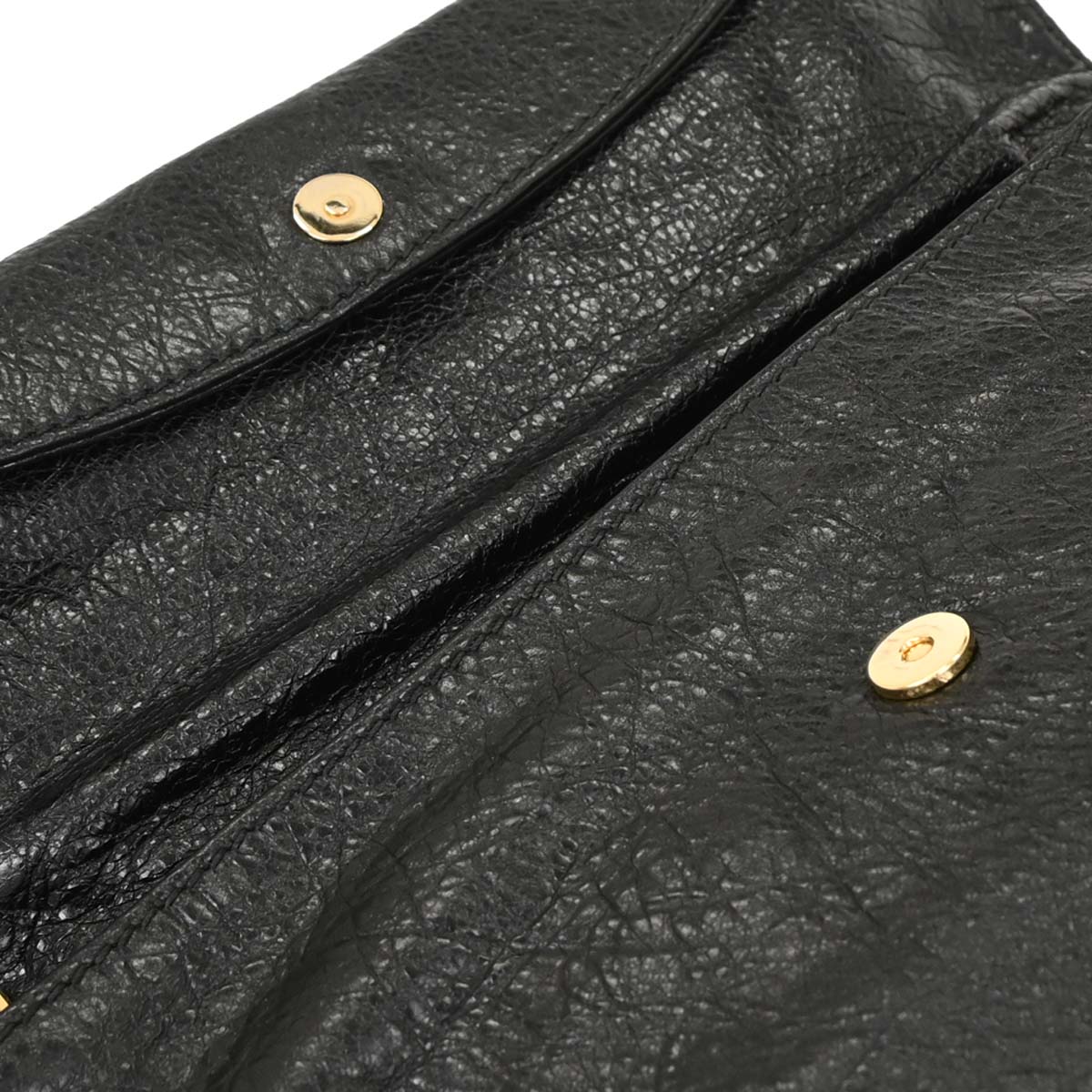 Balenciaga Black Giant Envelope Clutch Bag