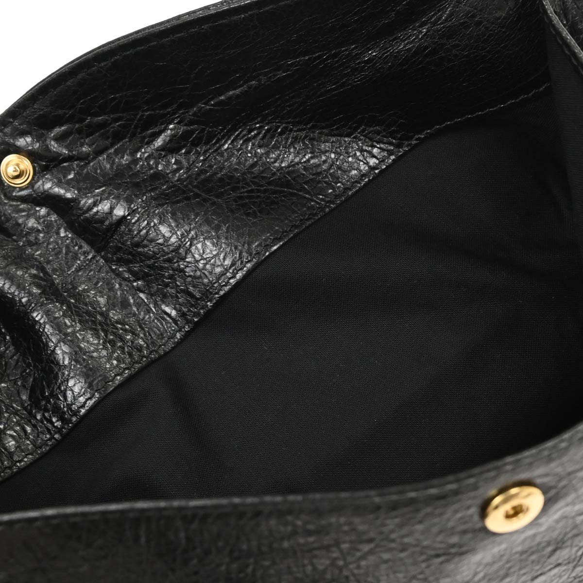 Balenciaga Black Giant Envelope Clutch Bag