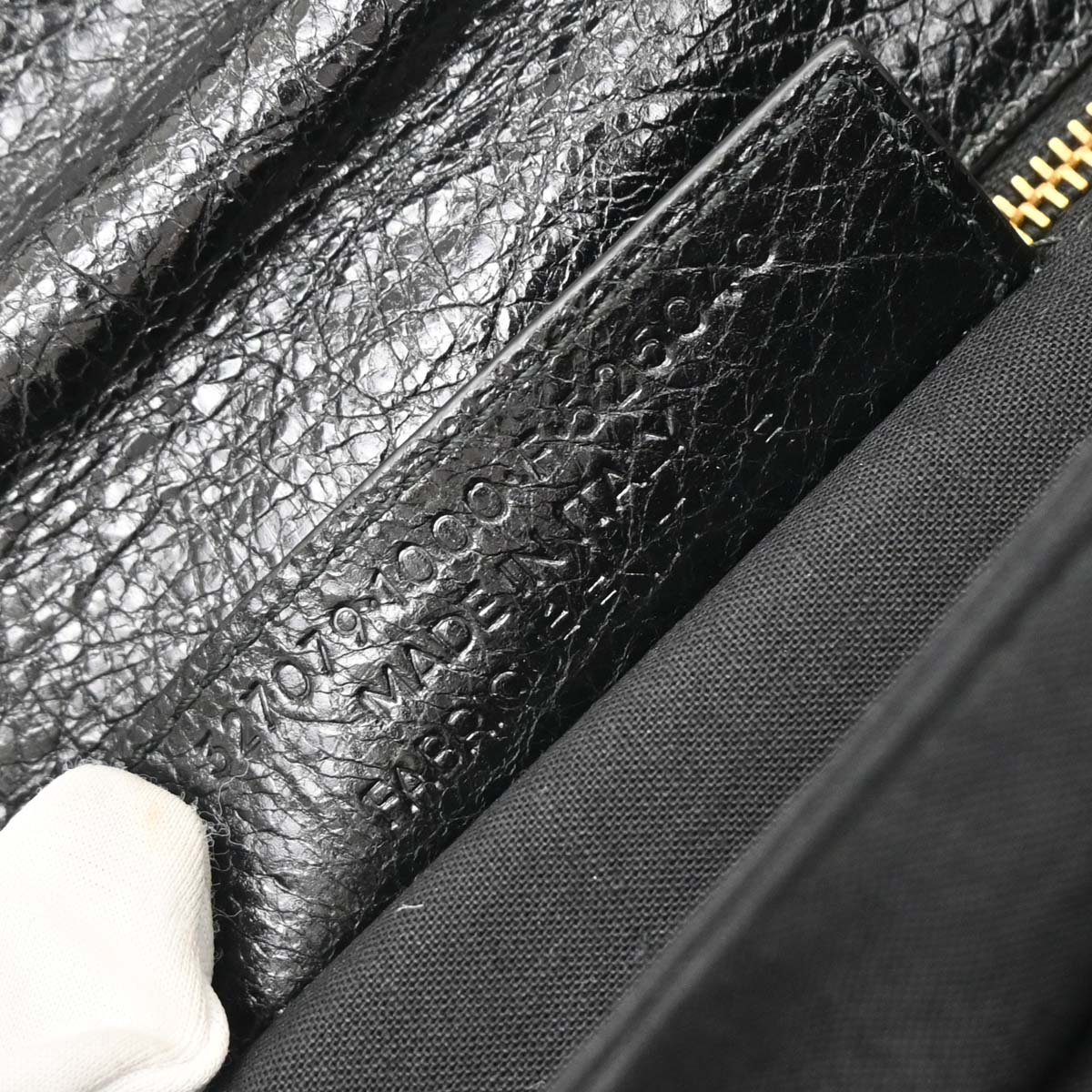 Balenciaga Black Giant Envelope Clutch Bag