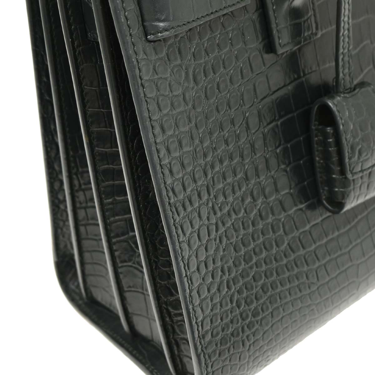 Saint Laurent Dark Gray Sac de Jour 2way Shoulder Handbag