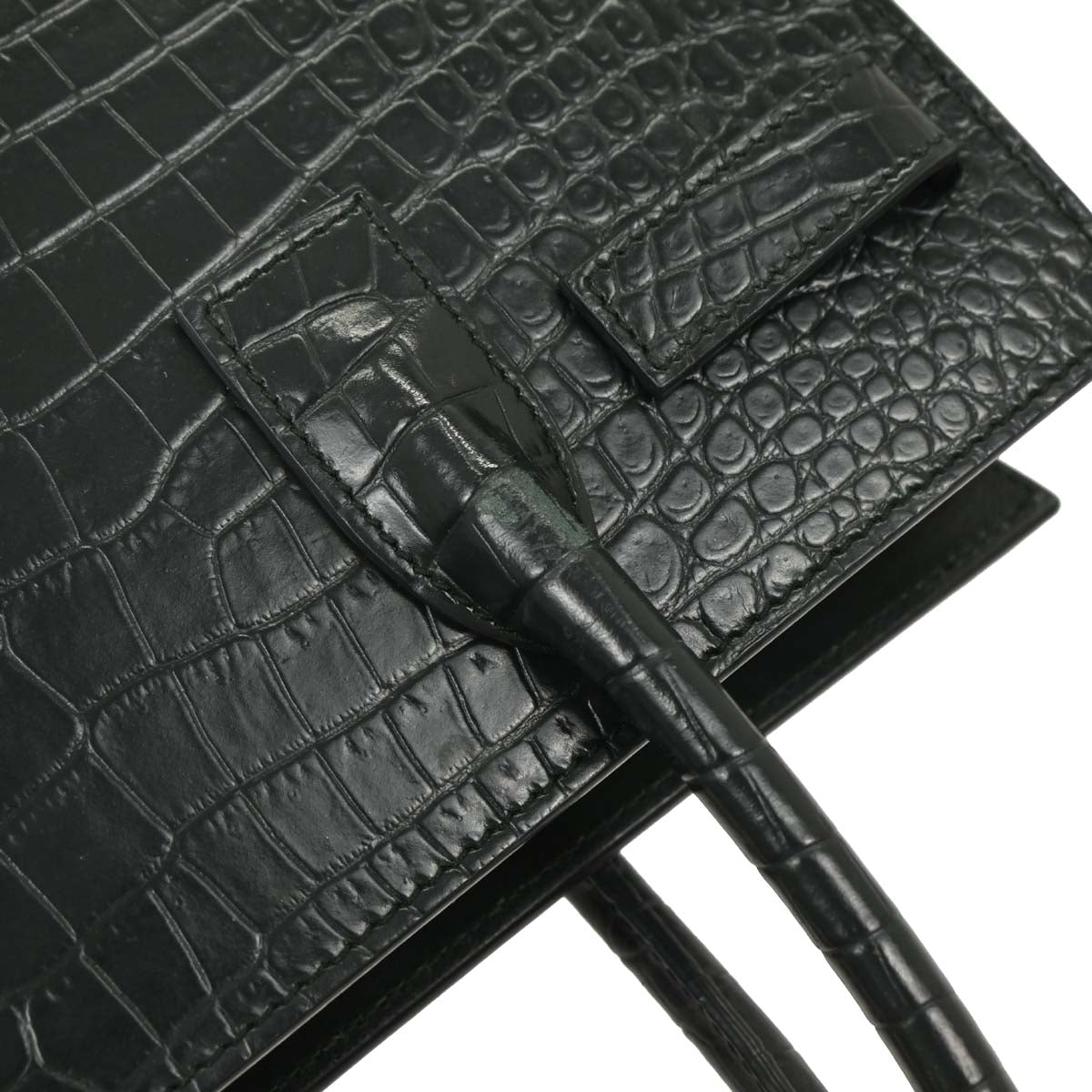 Saint Laurent Dark Gray Sac de Jour 2way Shoulder Handbag