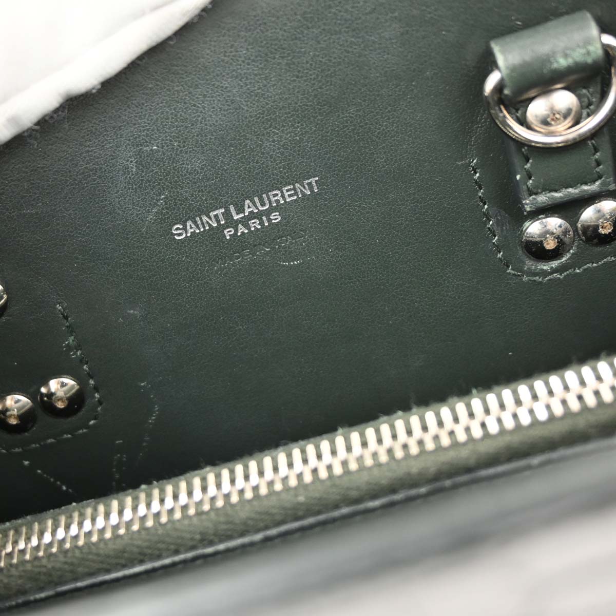 Saint Laurent Dark Gray Sac de Jour 2way Shoulder Handbag