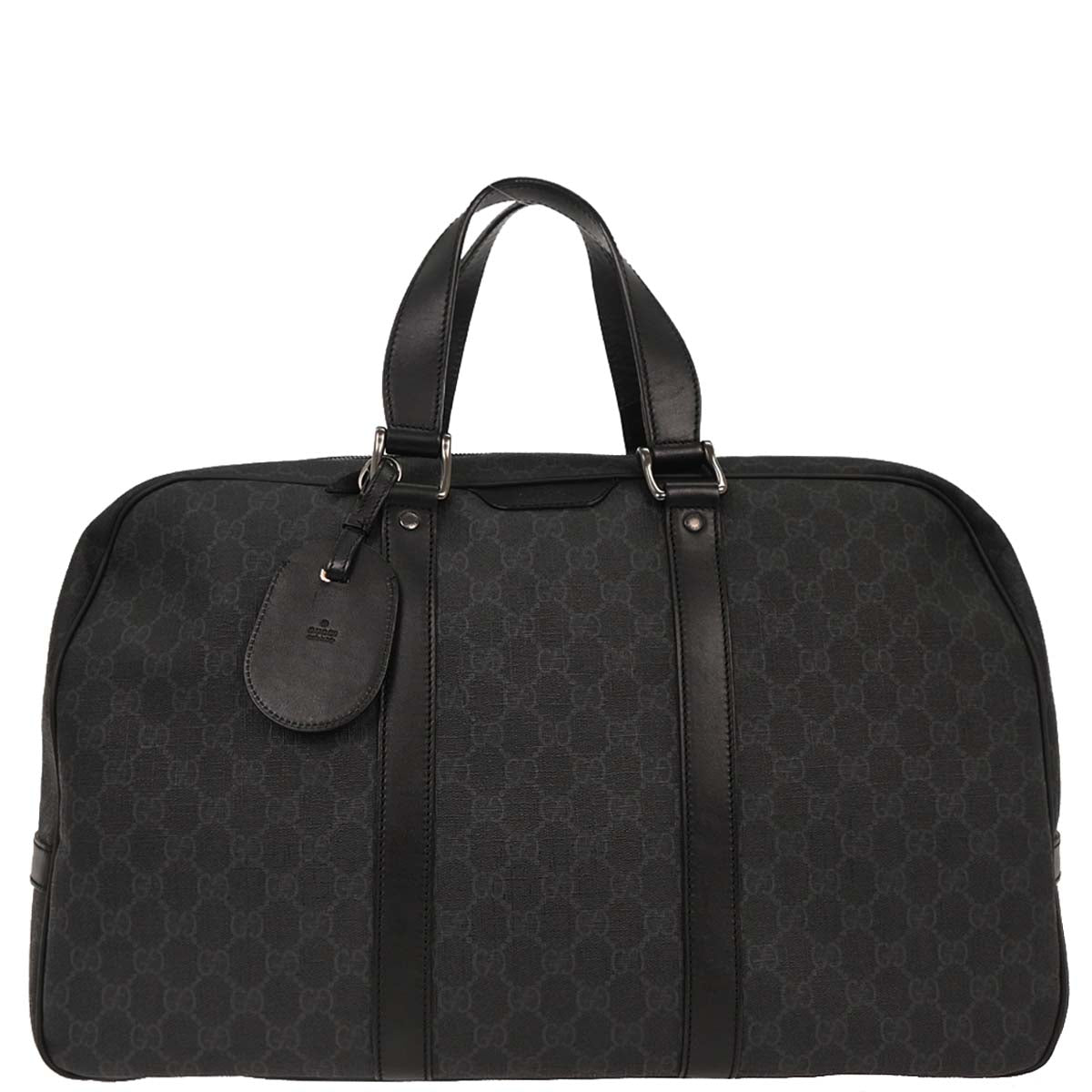 Gucci Black PVC GG Handbag
