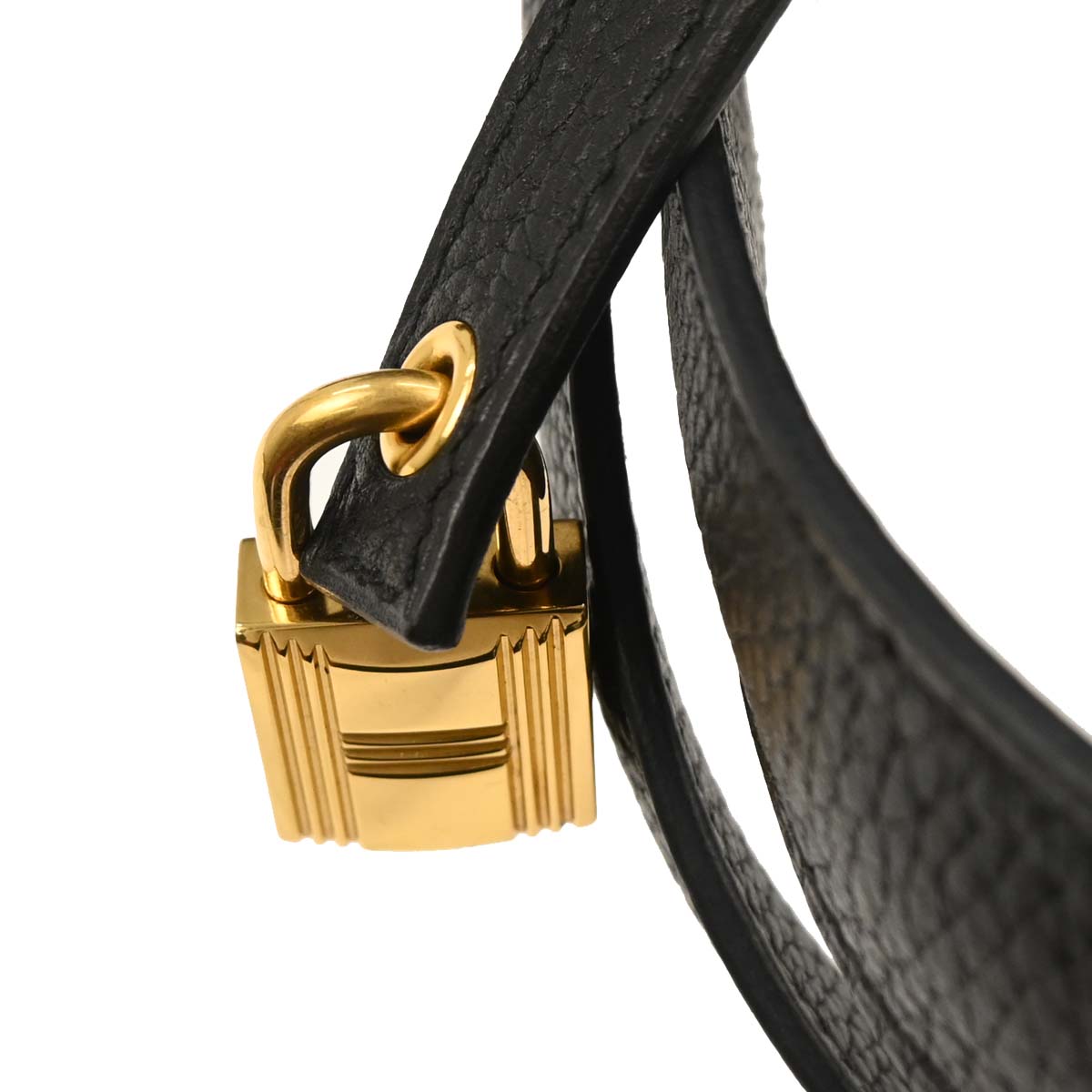 Hermes Black Taurillon Clemence Picotin Lock 22 MM Handbag