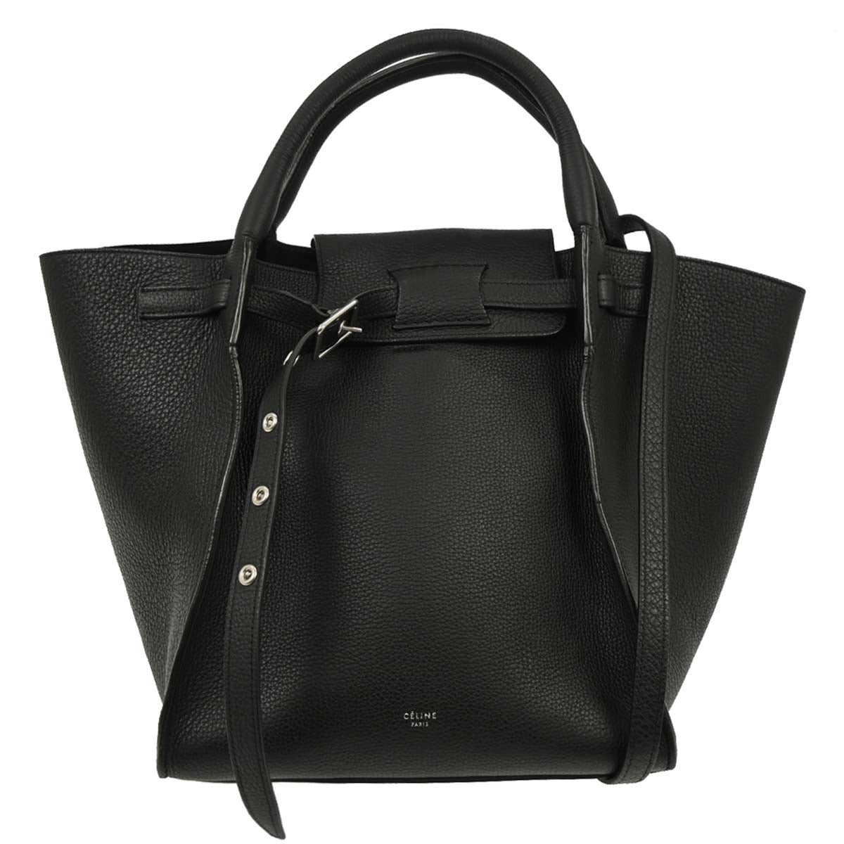 Celine Black Big Bag 2way Shoulder Tote Bag