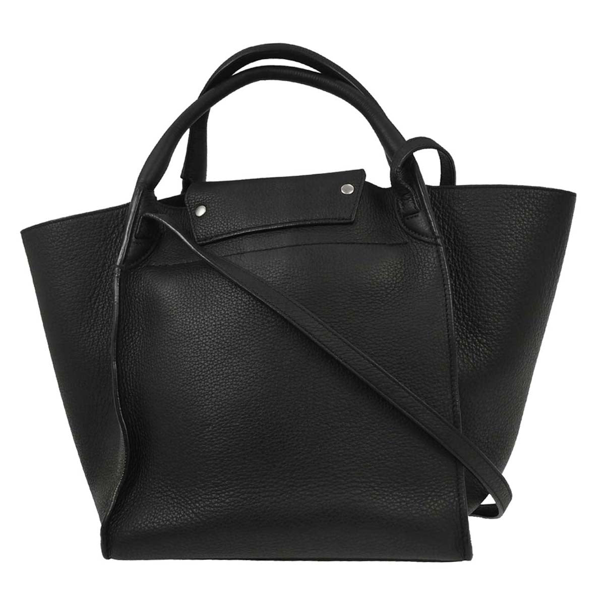 Celine Black Big Bag 2way Shoulder Tote Bag