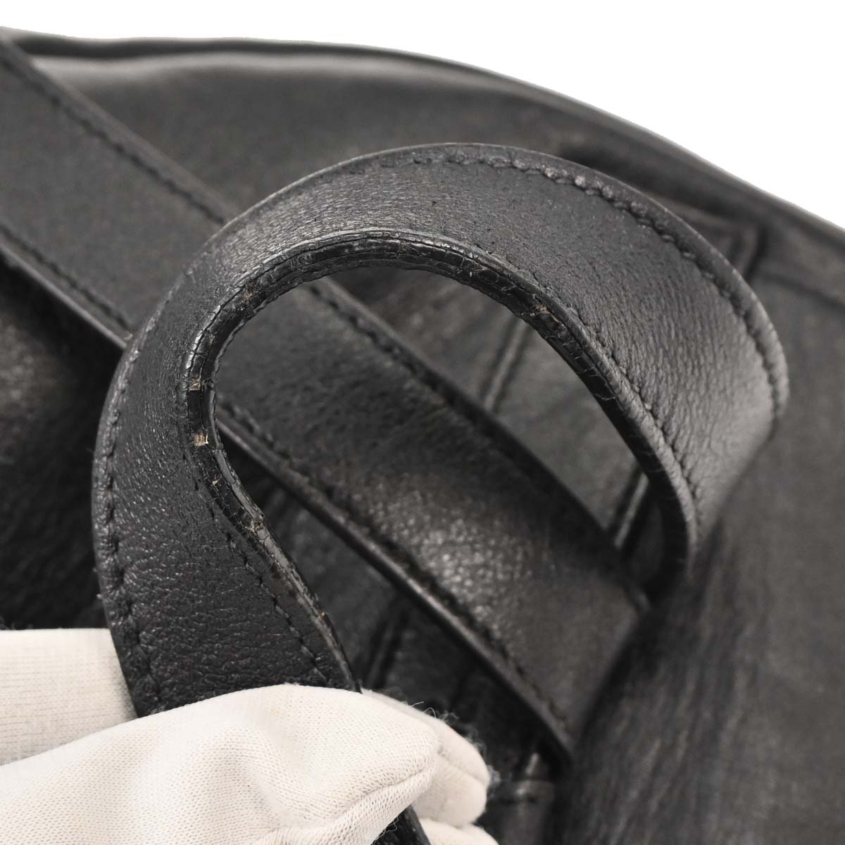 Saint Laurent Black Fringe Festival Backpack