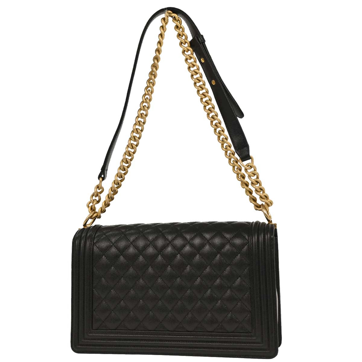 Boy Chanel Black Caviar New Medium Shoulder Bag
