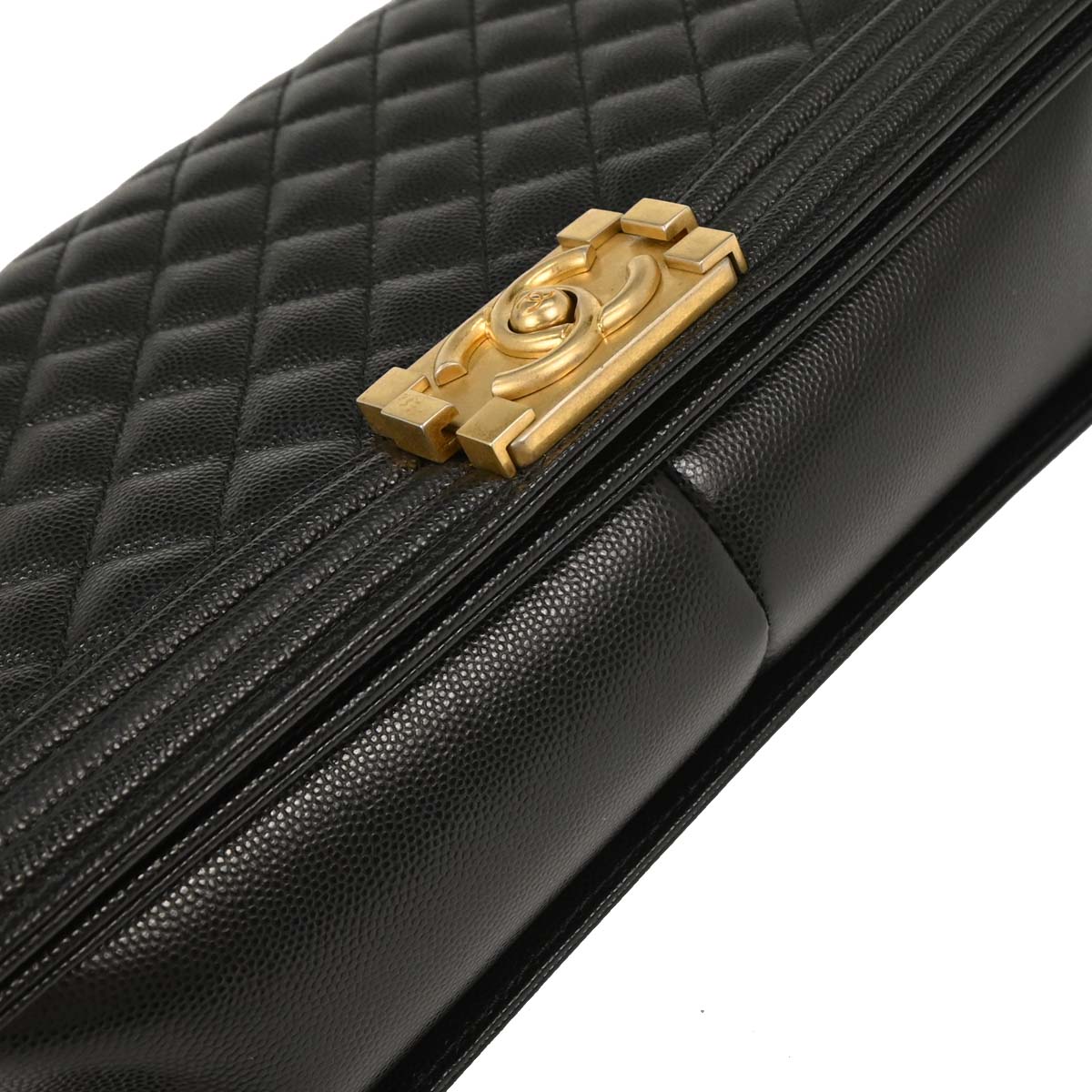 Boy Chanel Black Caviar New Medium Shoulder Bag