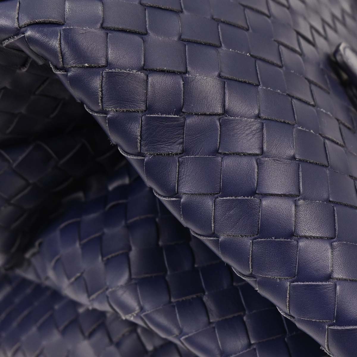 Bottega Veneta Purple Intrecciato Roma Tote Bag