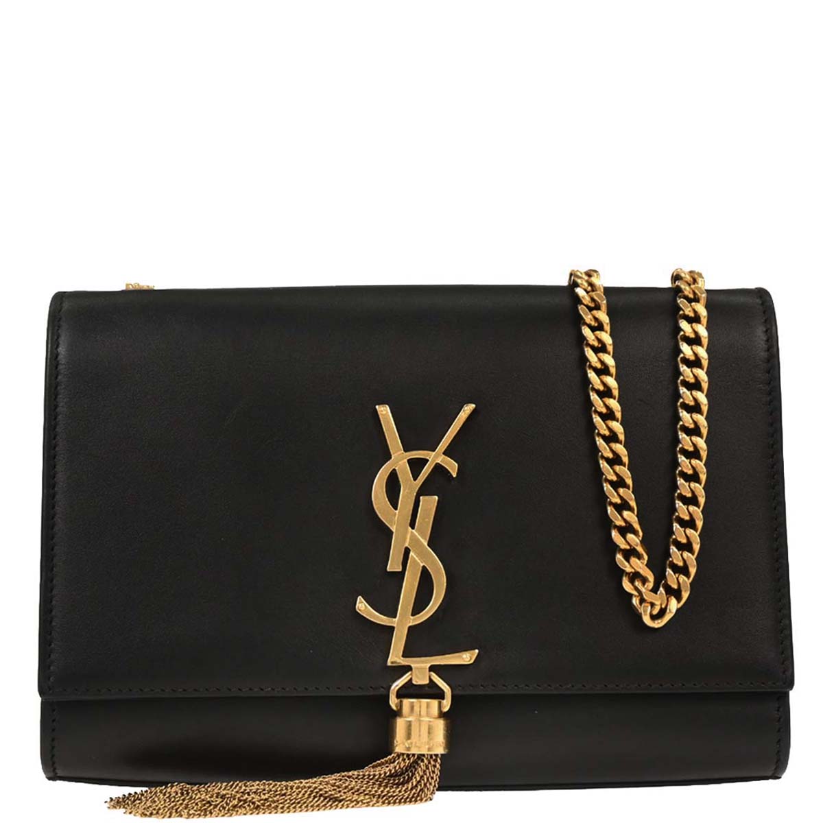 Saint Laurent Black Leather Kate Shoulder Bag