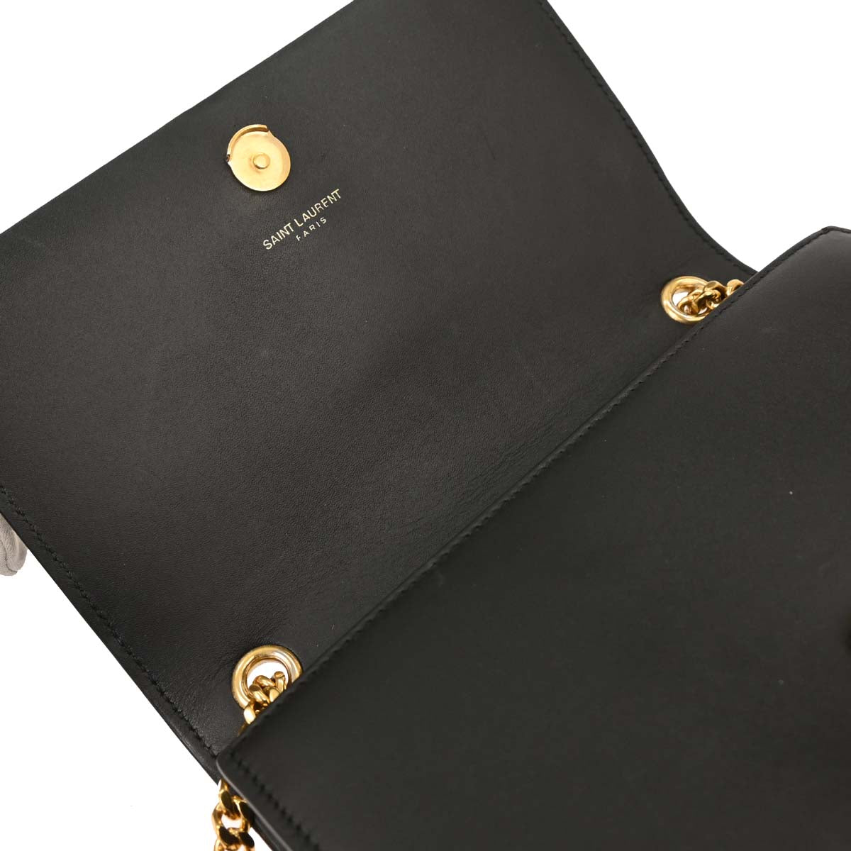 Saint Laurent Black Leather Kate Shoulder Bag