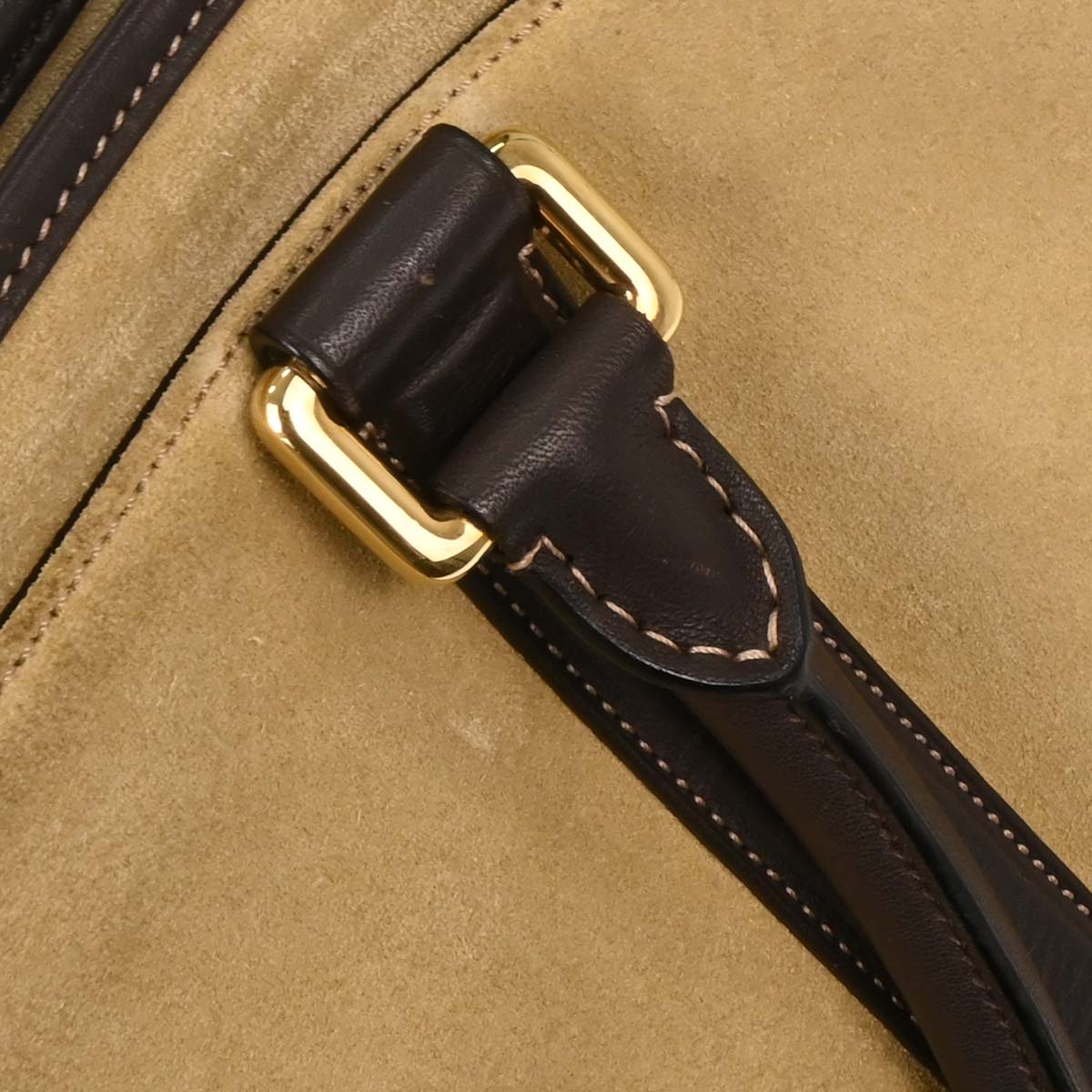 Loewe Beige Suede 2way Shoulder Handbag