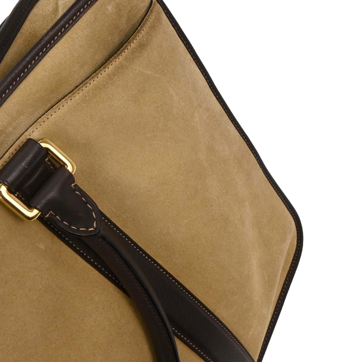 Loewe Beige Suede 2way Shoulder Handbag