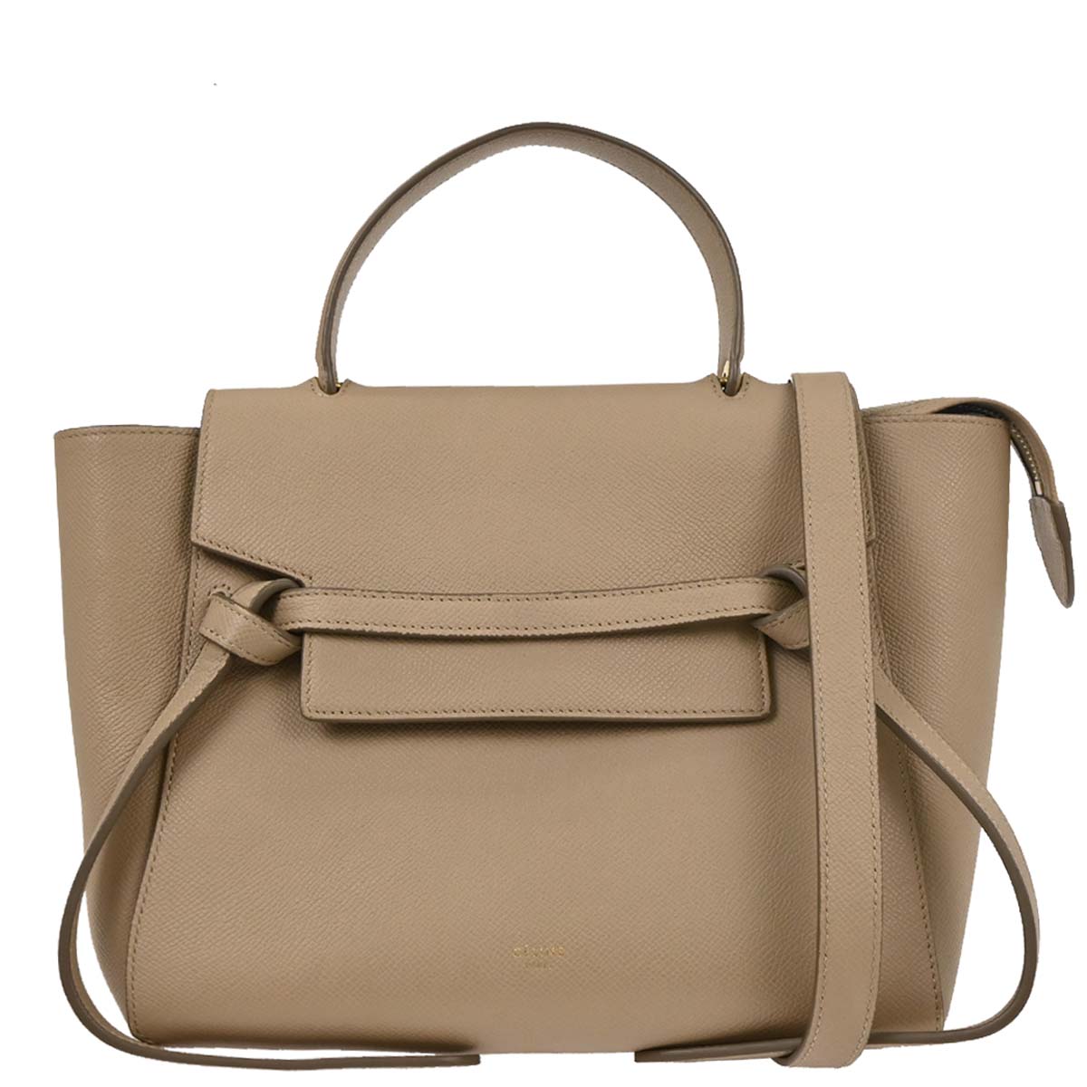 Celine Beige Belt Bag 2way Shoulder Handbag