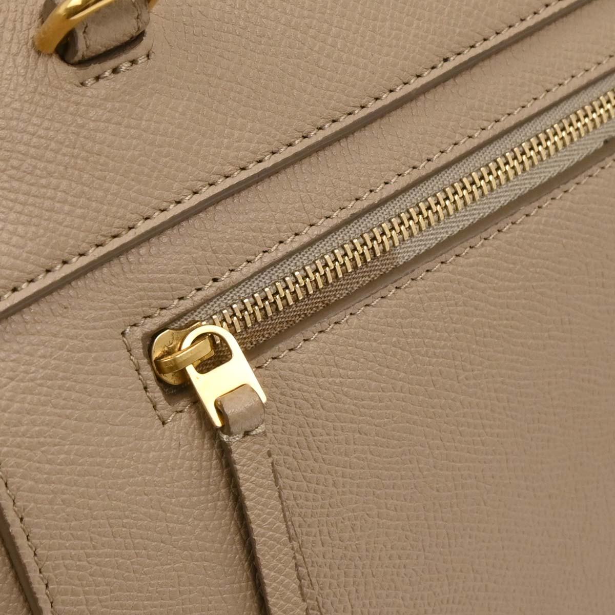 Celine Beige Belt Bag 2way Shoulder Handbag
