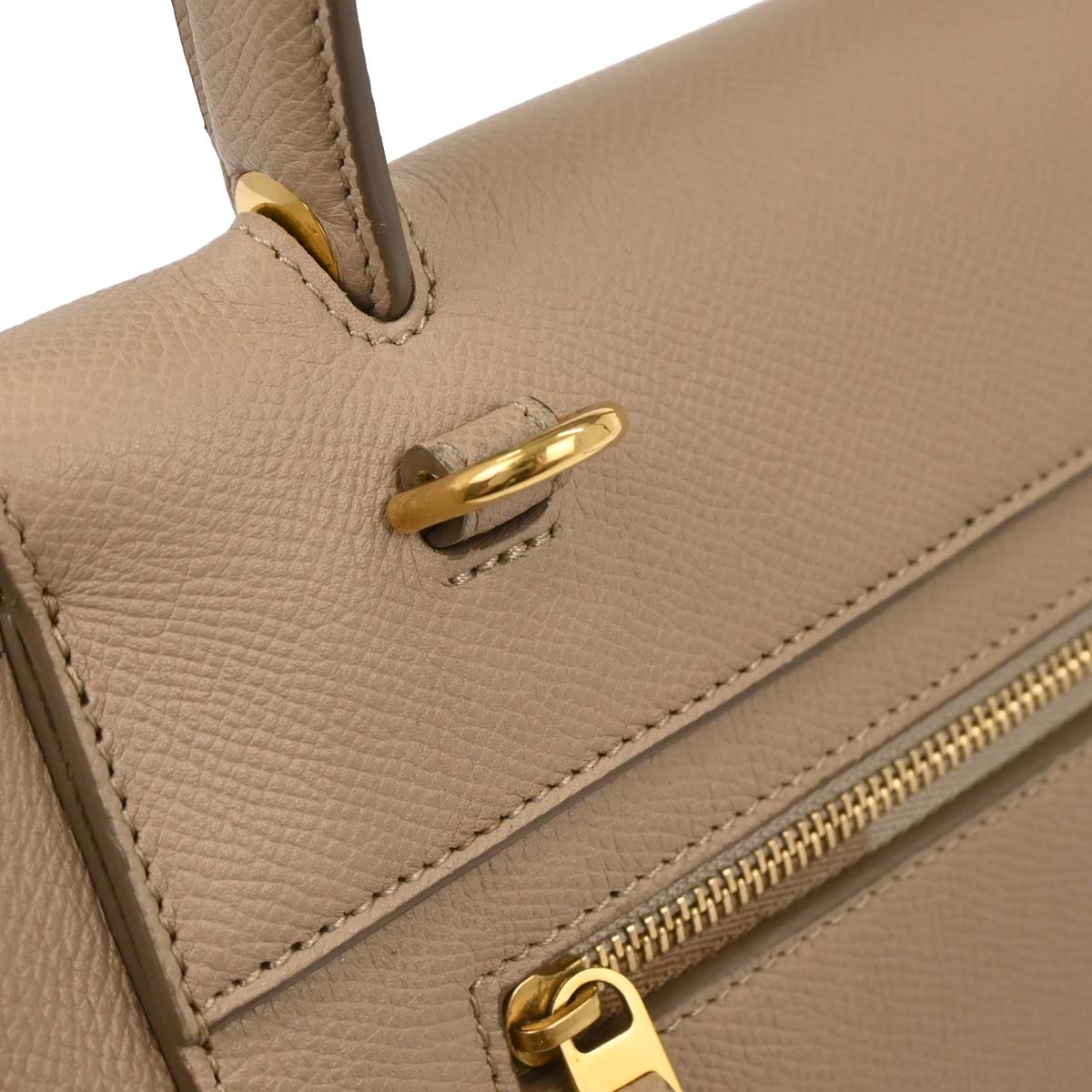 Celine Beige Belt Bag 2way Shoulder Handbag