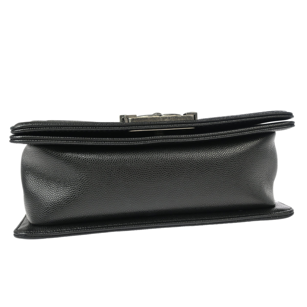 Boy Chanel 2017-2018 Black Caviar Chevron Small Chain Shoulder Bag