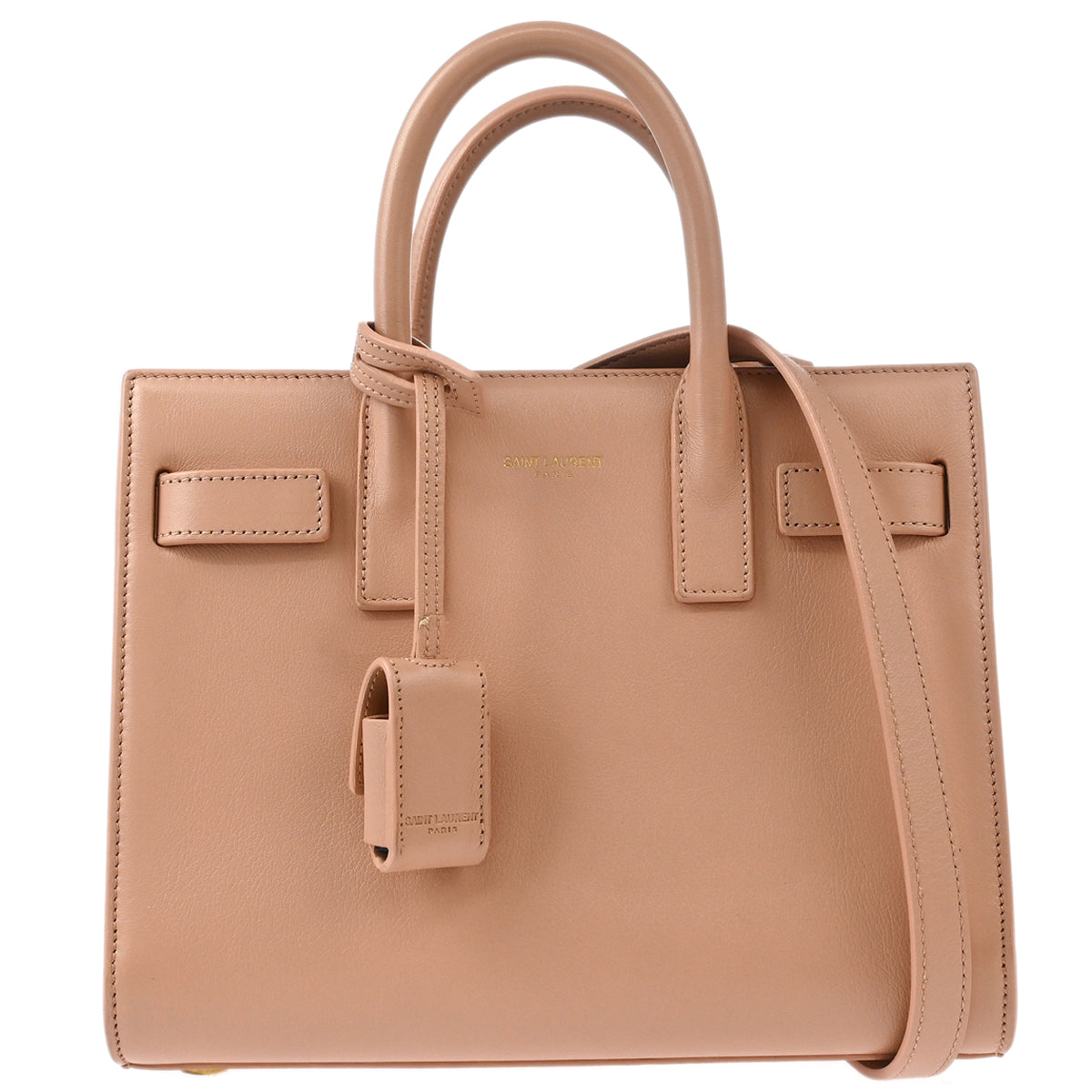 Saint Laurent Pink Sac de Jour Baby 2way Shoulder Handbag