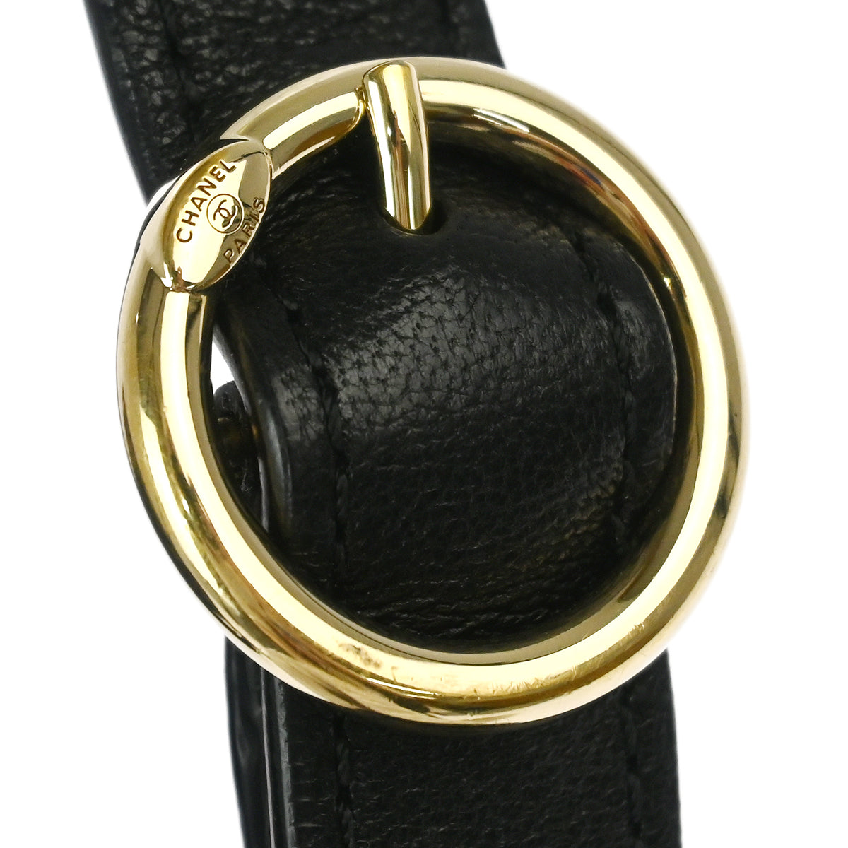 Chanel Black Calfskin Tweed 2way Shoulder Handbag